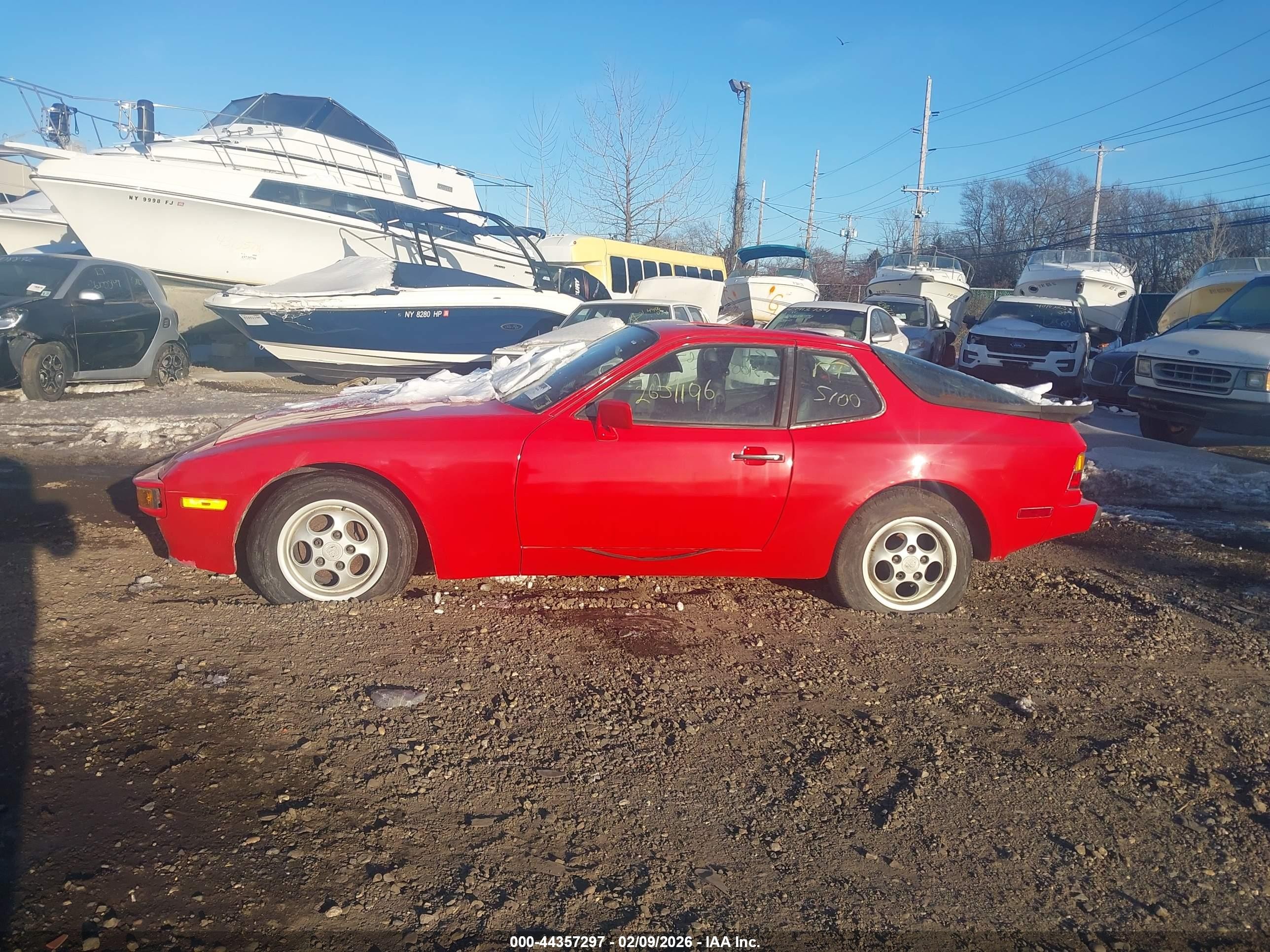 1989 Porsche 944   Red vin: WP0AA0943KN450299