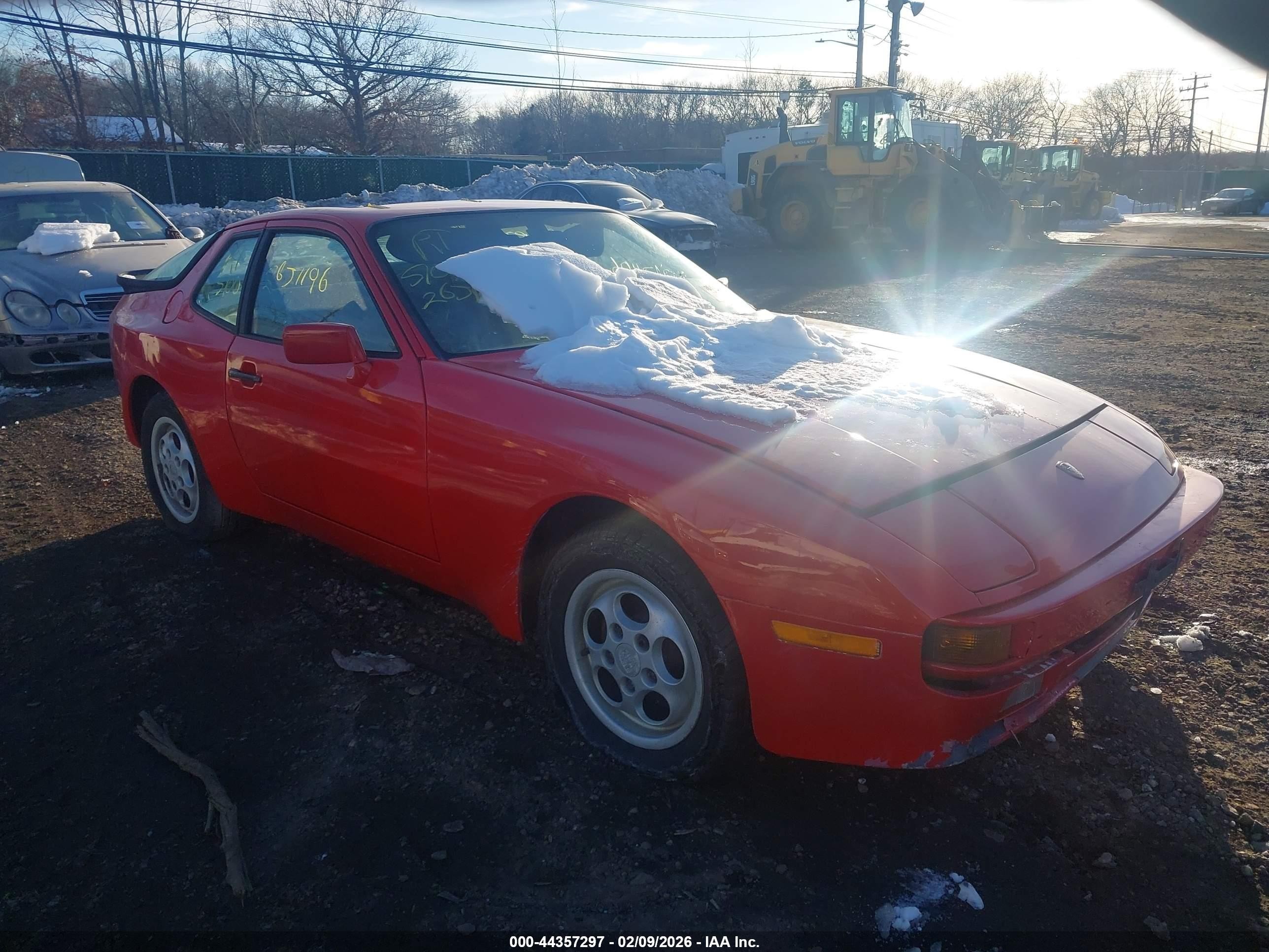 1989 Porsche 944   Red vin: WP0AA0943KN450299