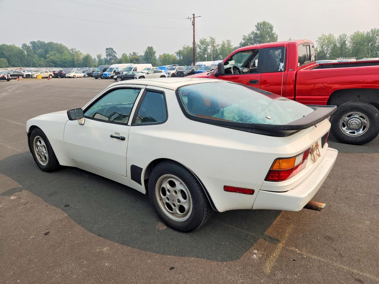 1987 Porsche 944 S White vin: WP0AA0944HN450451