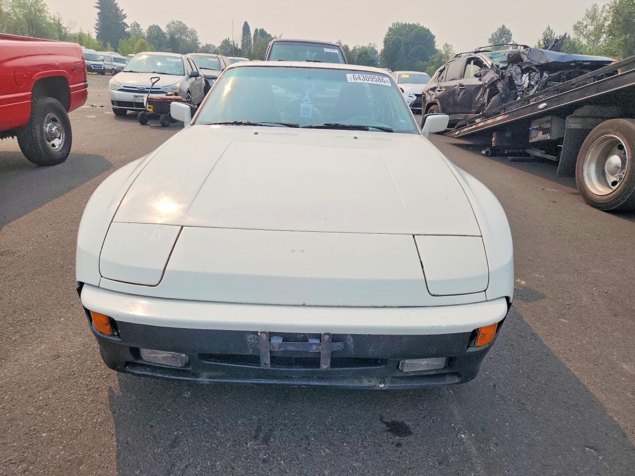 1987 Porsche 944 S White vin: WP0AA0944HN450451