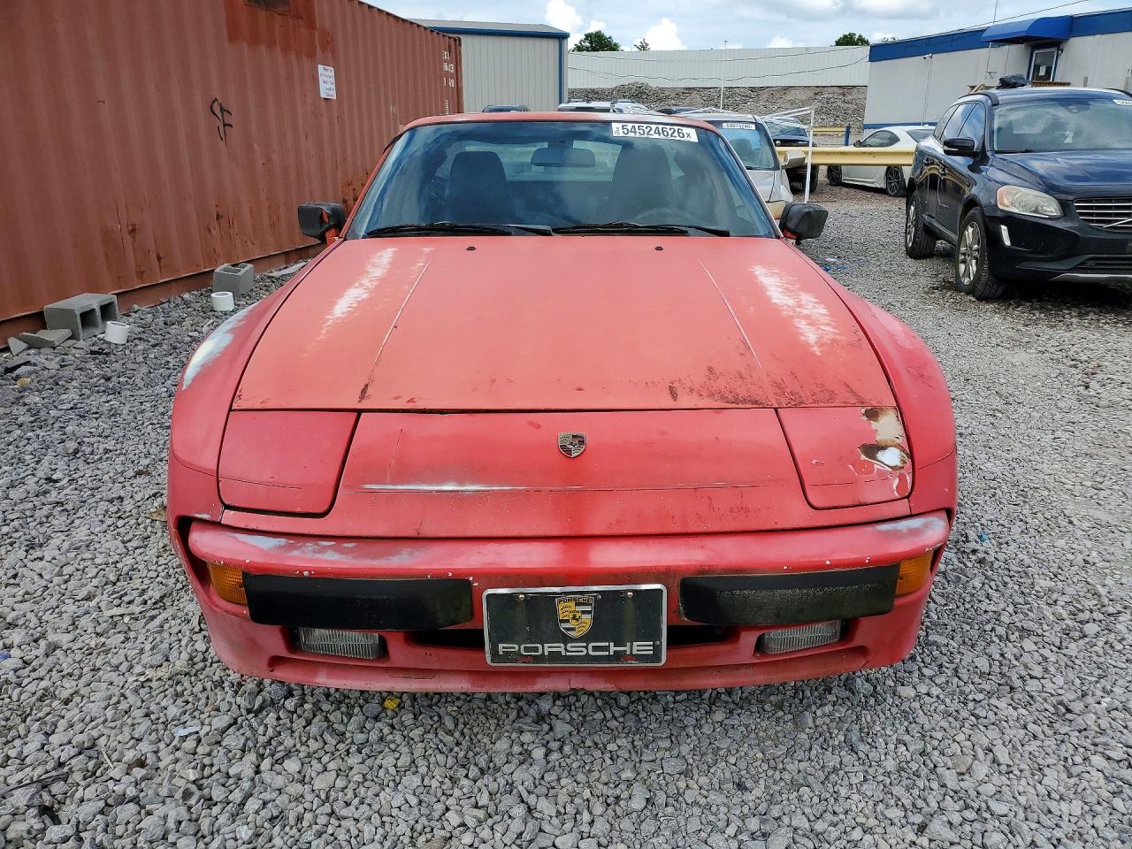 1987 Porsche 944 S Red vin: WP0AA094XHN452527