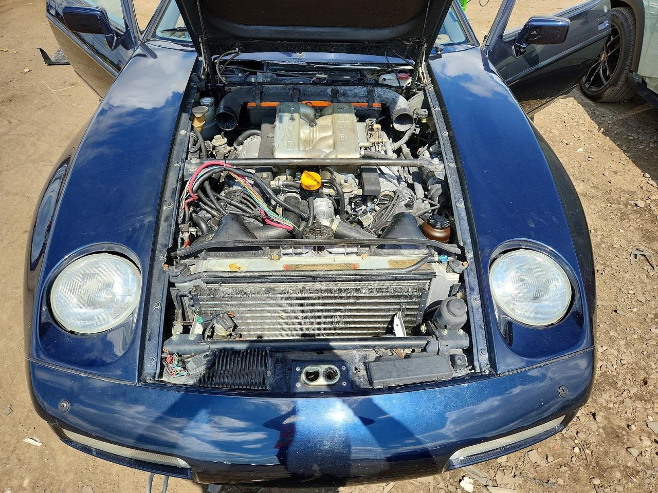 1991 Porsche 928 S-4 Blue vin: WP0AA2927MS810267