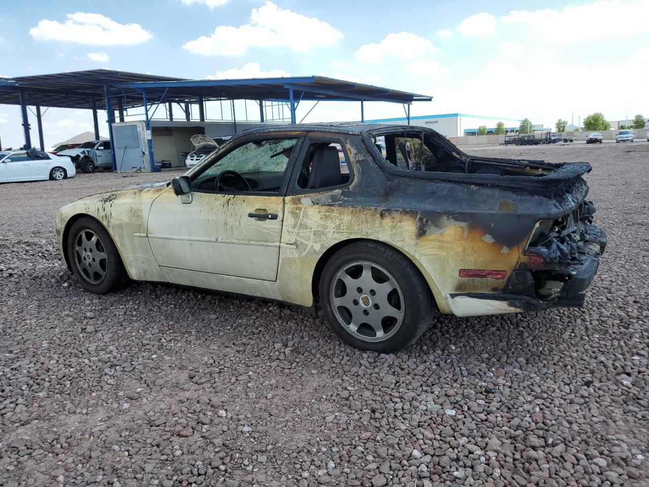 1989 Porsche 944 White vin: WP0AA2952KN150760