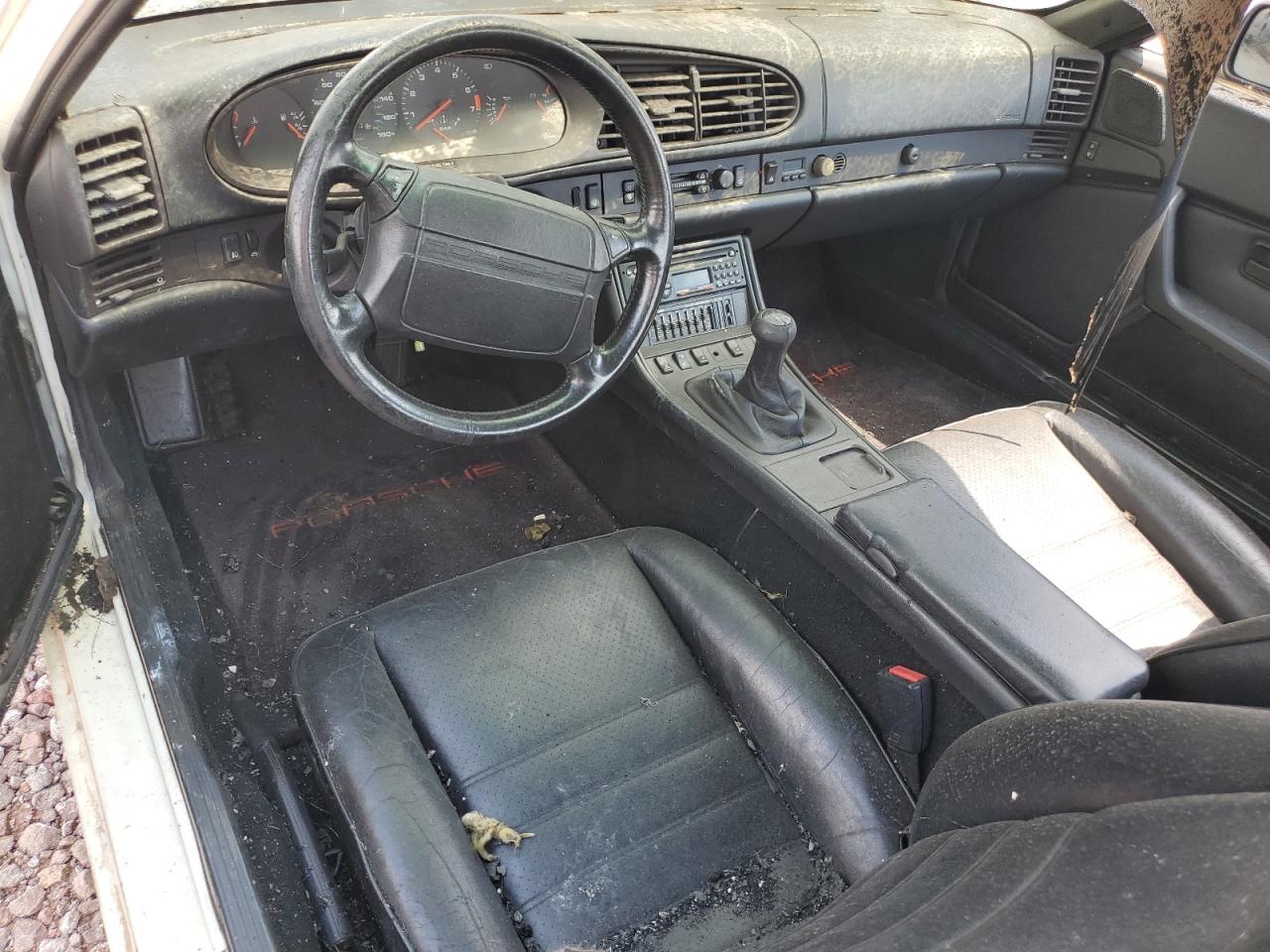 1989 Porsche 944 White vin: WP0AA2952KN150760