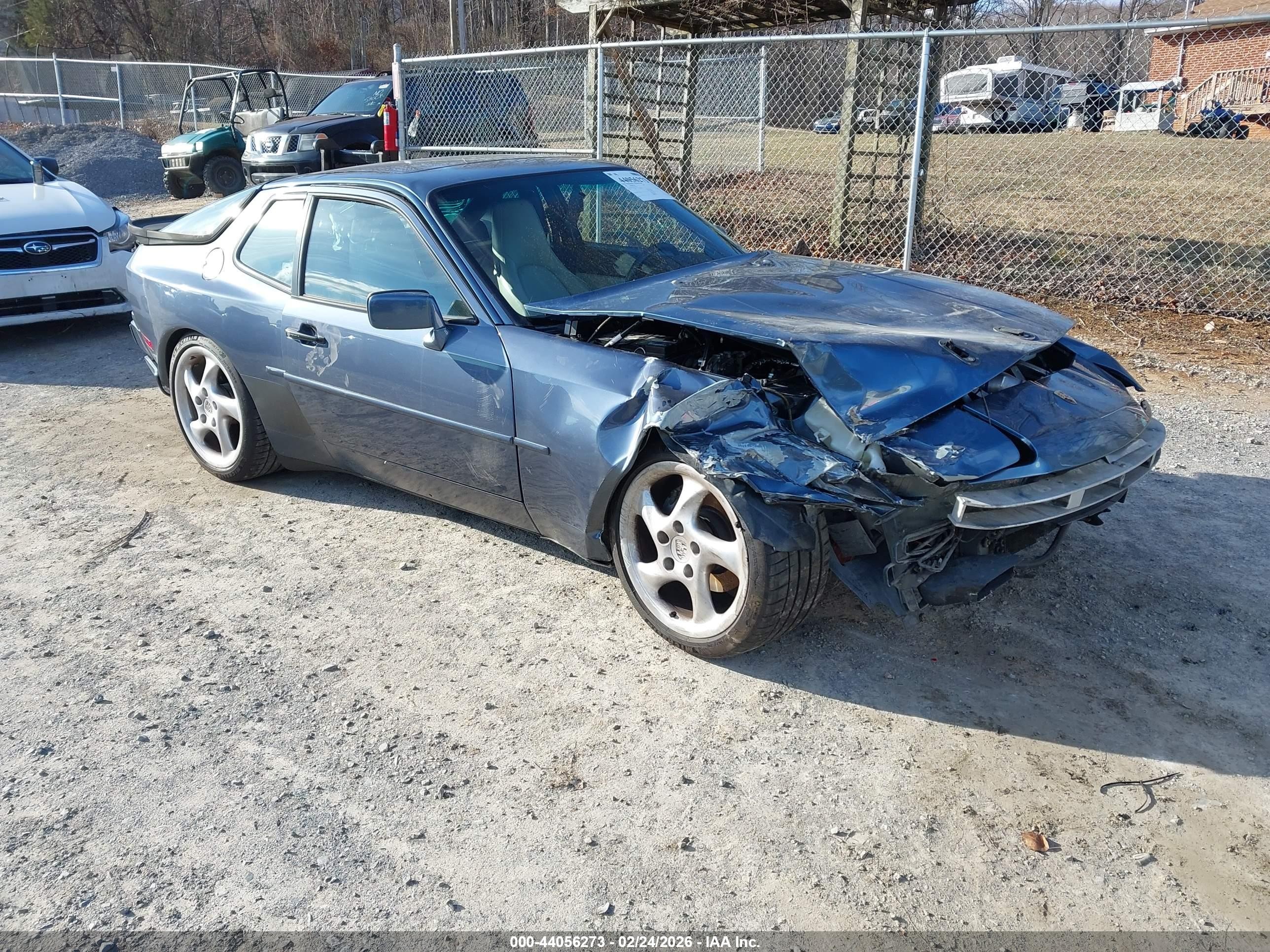1989 Porsche 944   Blue vin: WP0AA2955KN150252