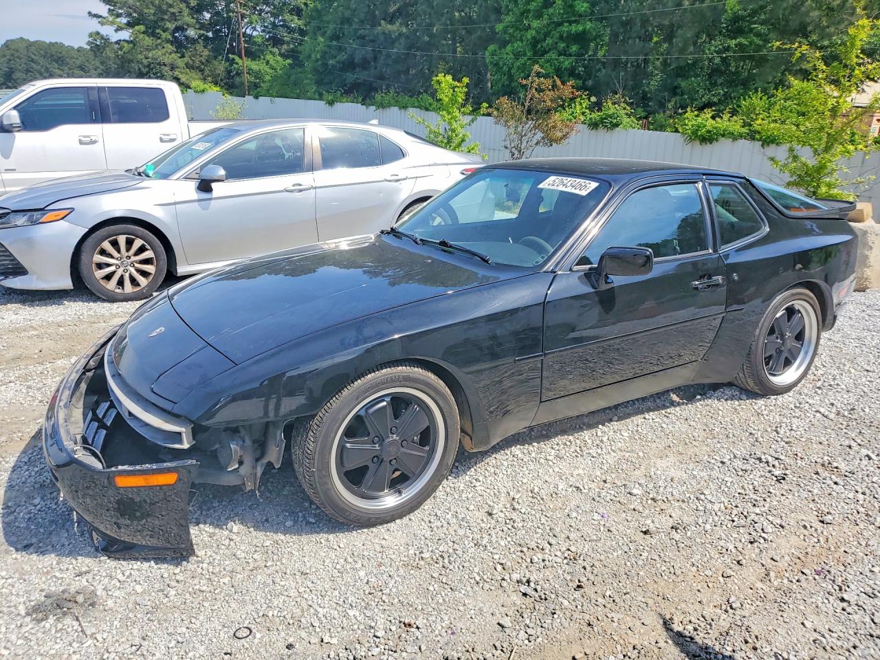 1987 Porsche 944 Black vin: WP0AA2957HN150536
