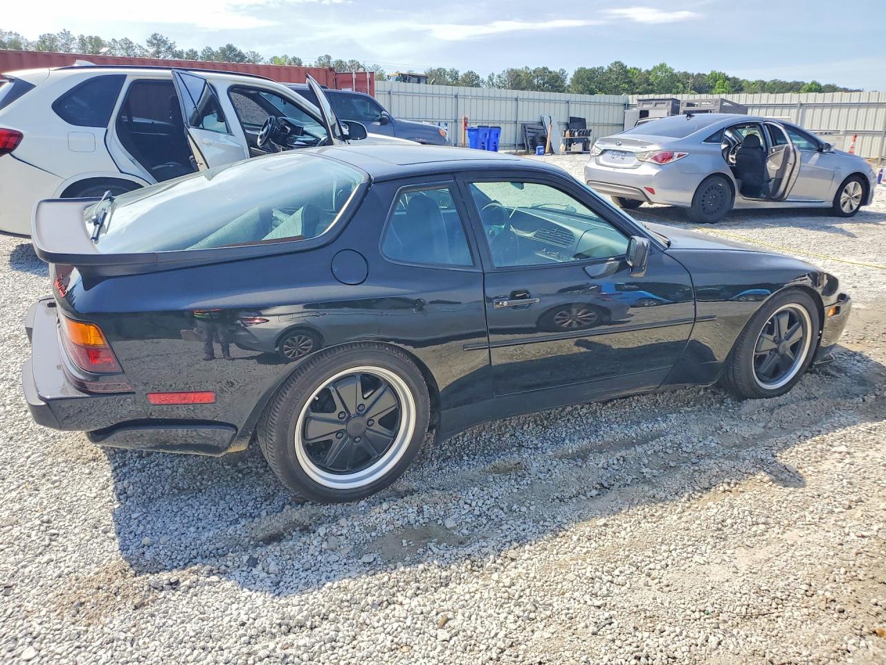 1987 Porsche 944 Black vin: WP0AA2957HN150536