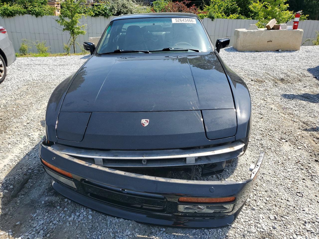 1987 Porsche 944 Black vin: WP0AA2957HN150536