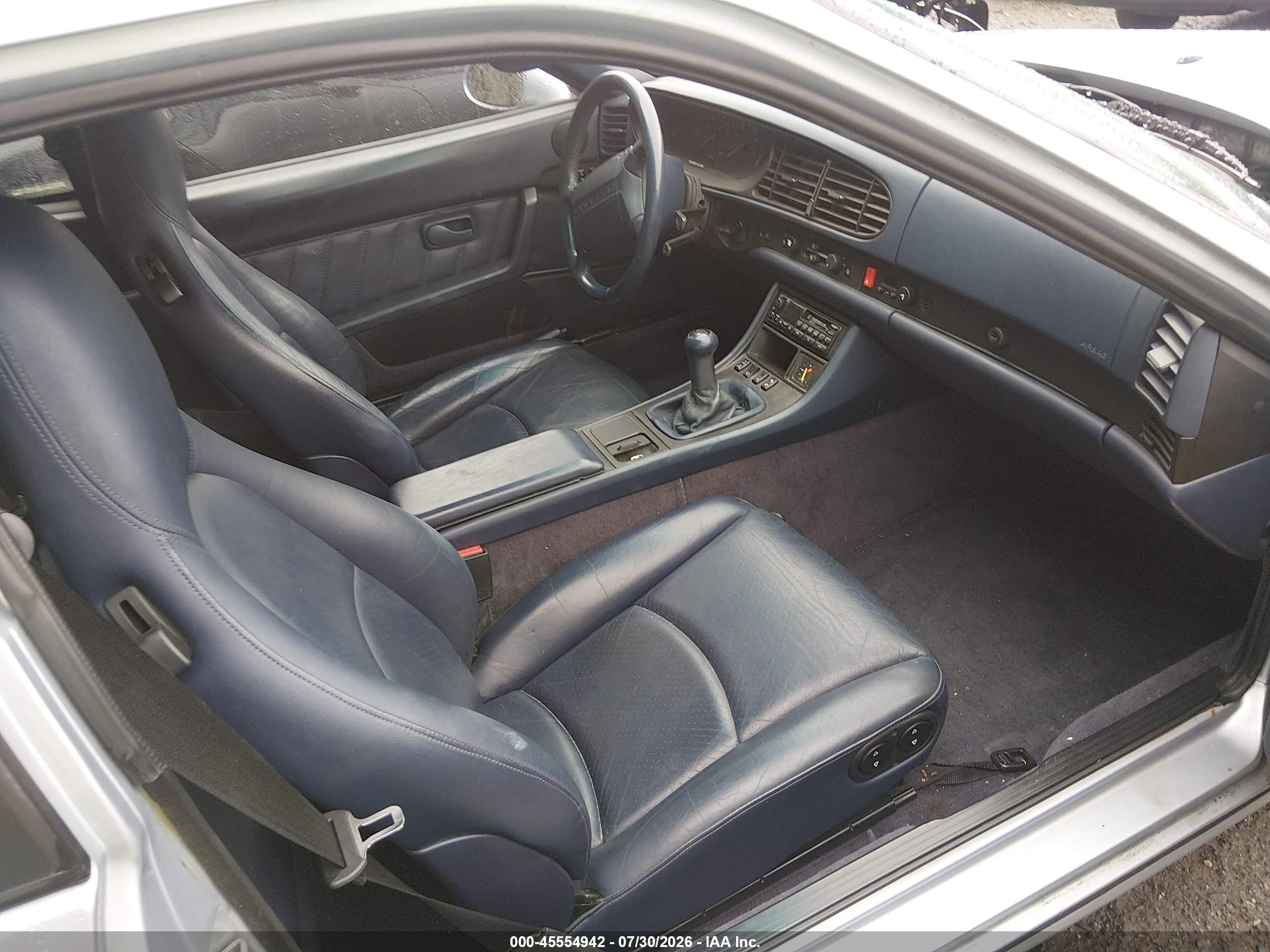 1995 Porsche 968   Silver vin: WP0AA296XSS820081