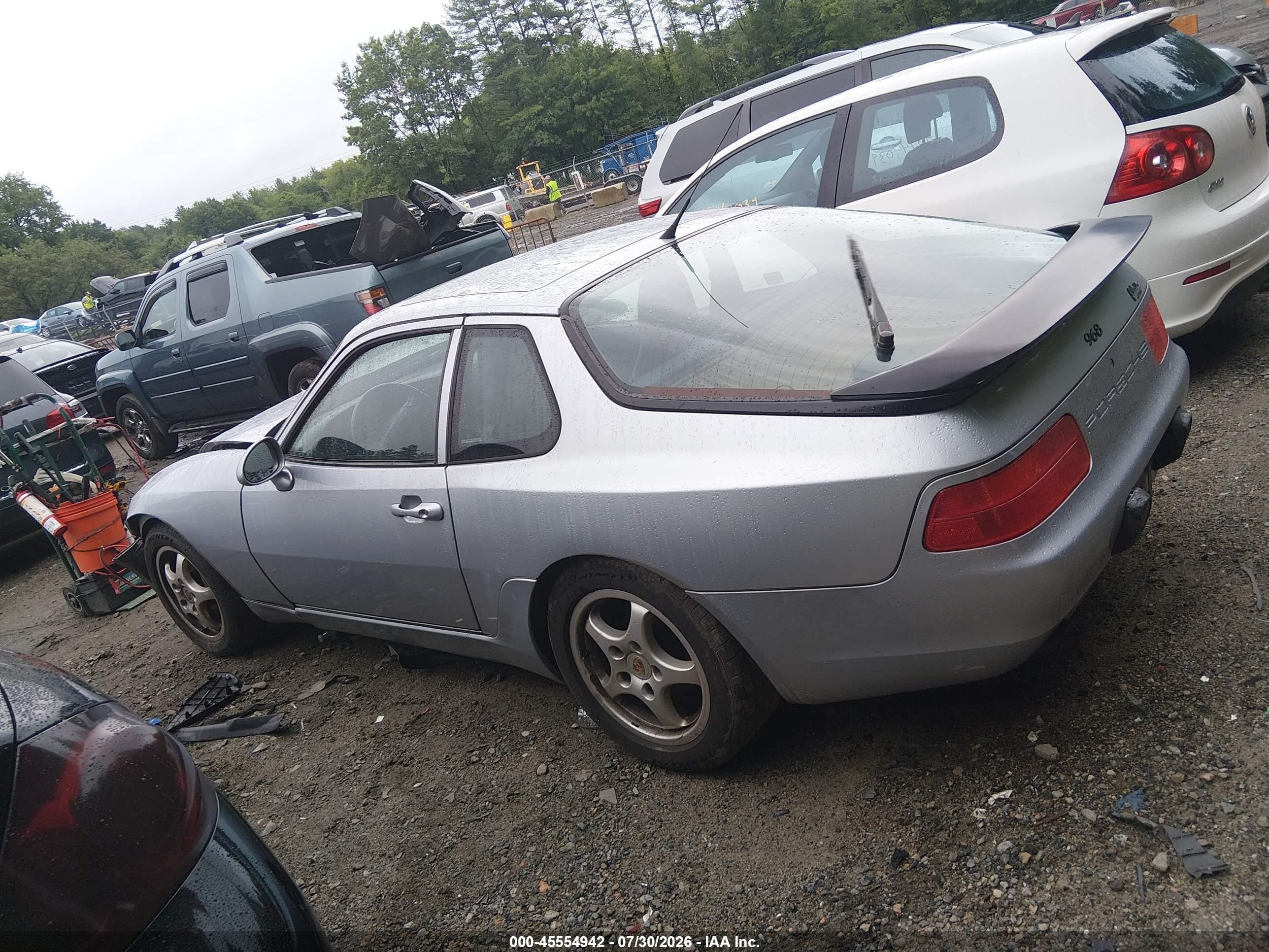 1995 Porsche 968   Silver vin: WP0AA296XSS820081