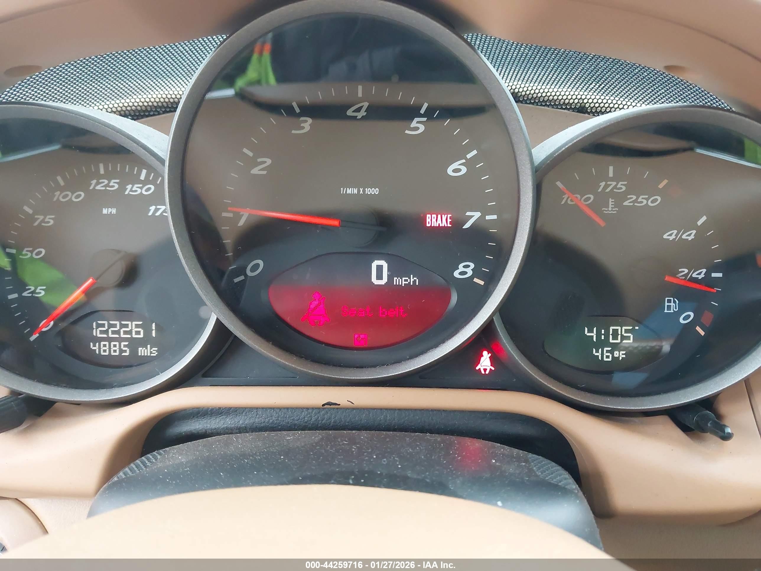 2007 Porsche Cayman   Черный vin: WP0AA29807U762253