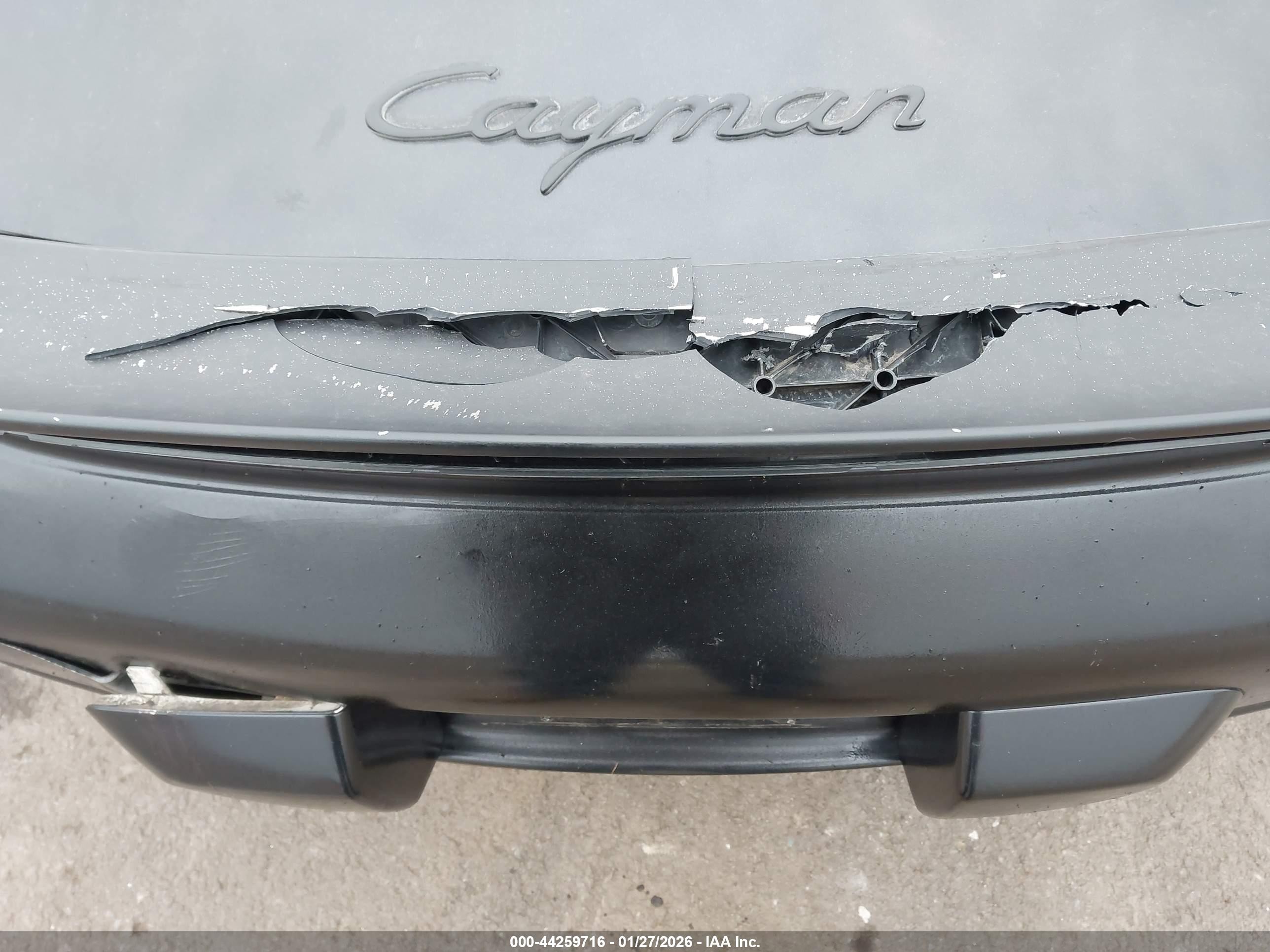 2007 Porsche Cayman   Черный vin: WP0AA29807U762253