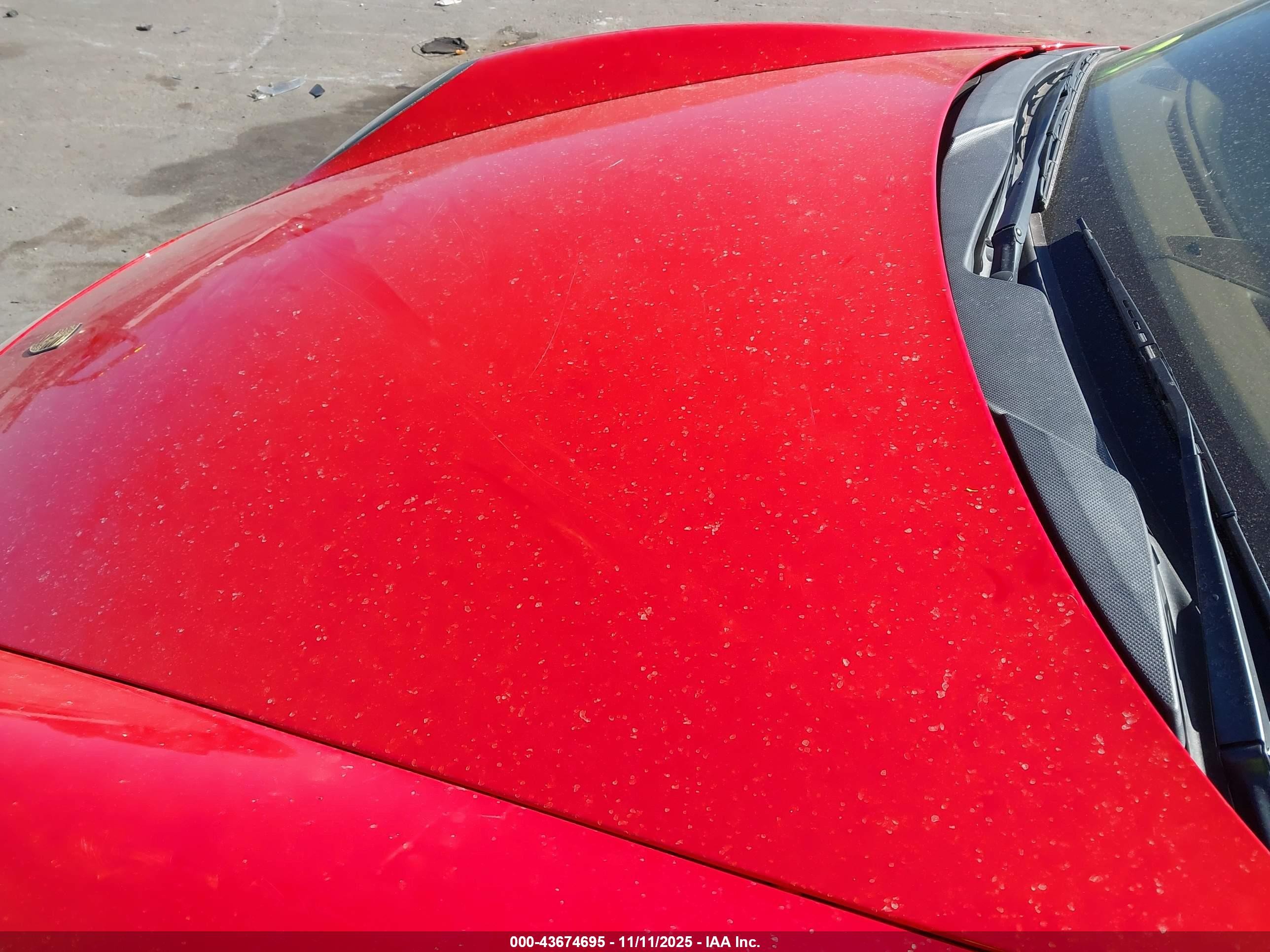 2007 Porsche Cayman   Red vin: WP0AA29807U762852