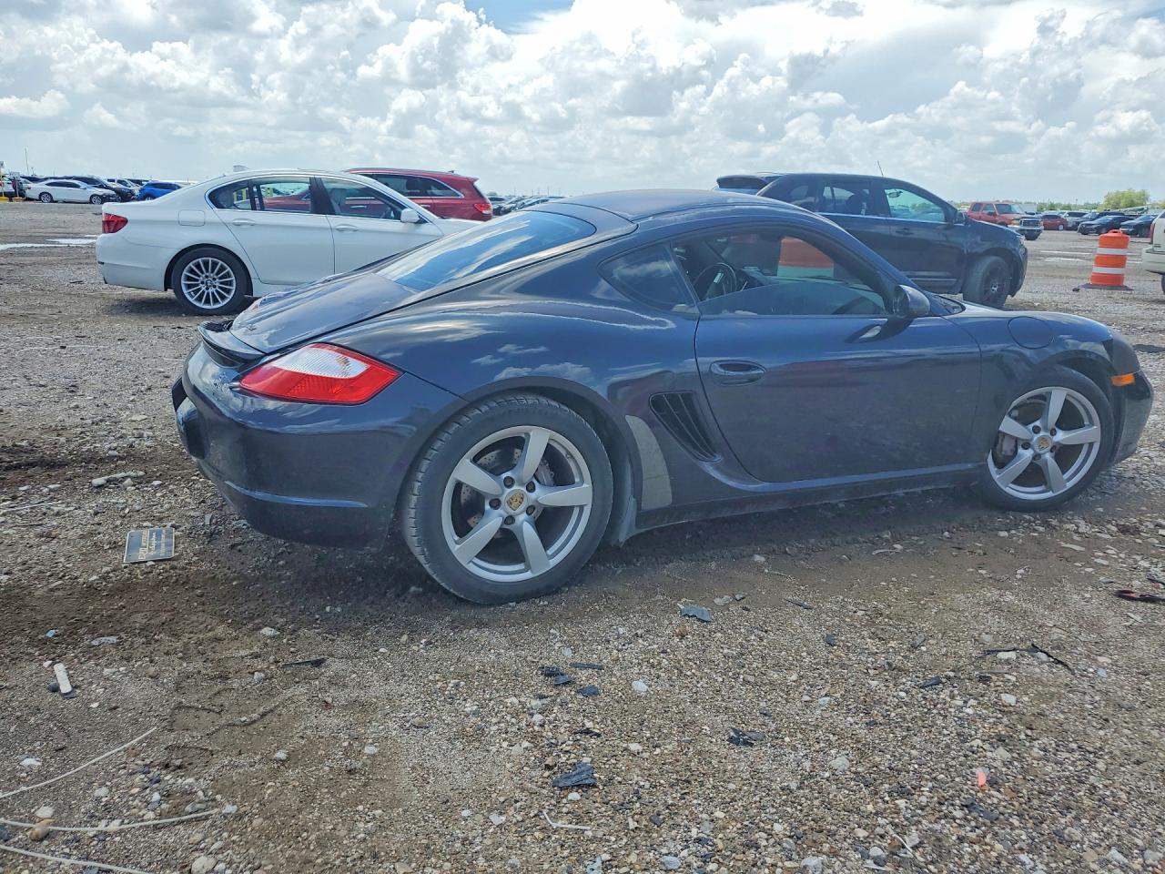 2007 Porsche Cayman Угольный vin: WP0AA29817U762276