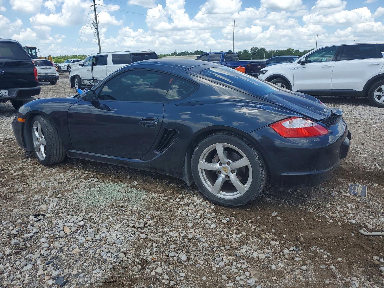 2007 Porsche Cayman Угольный vin: WP0AA29817U762276