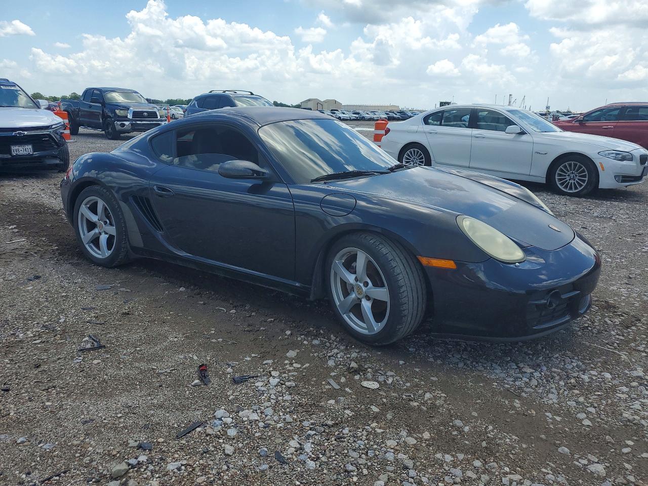 2007 Porsche Cayman Угольный vin: WP0AA29817U762276