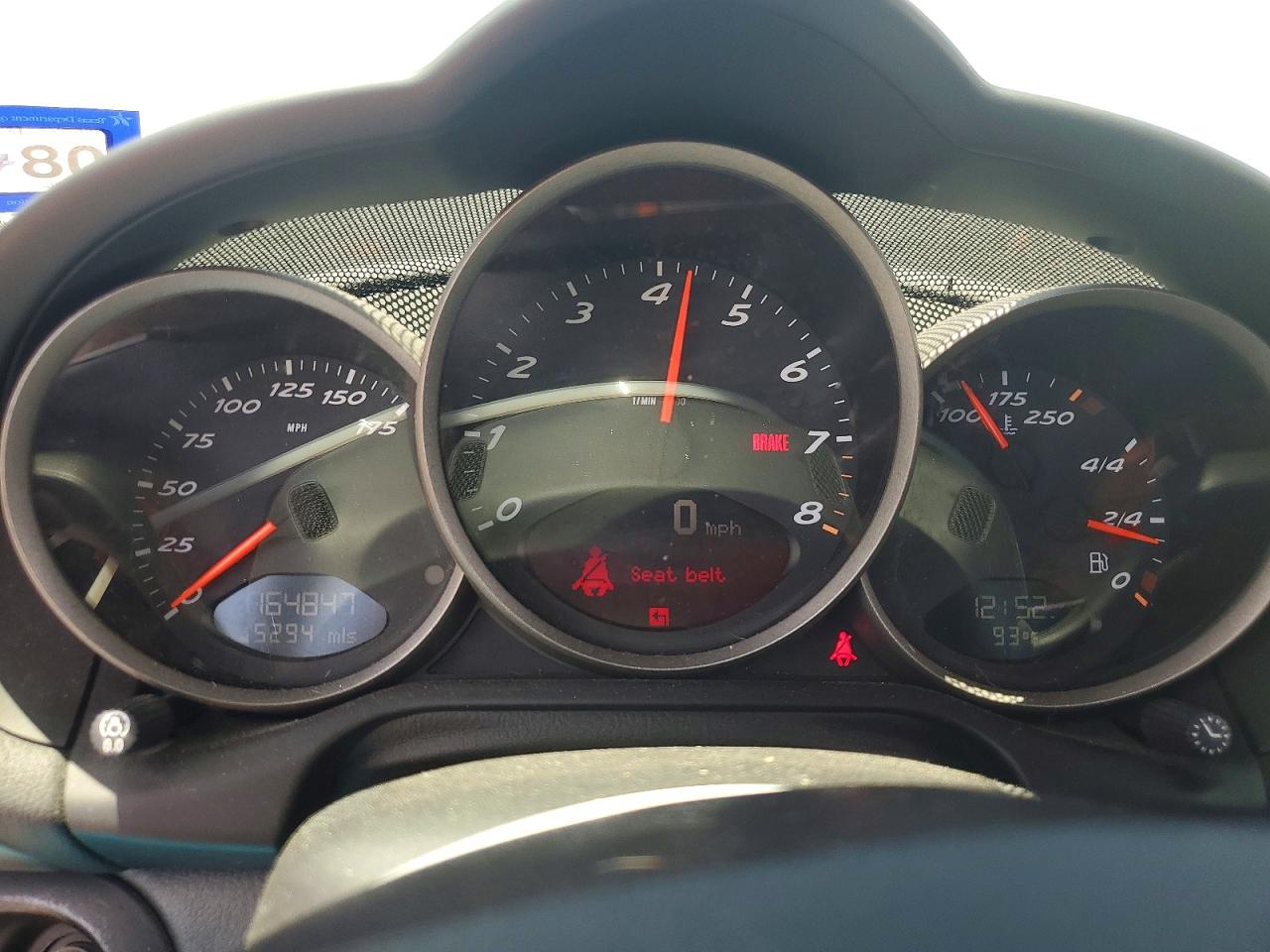 2007 Porsche Cayman Угольный vin: WP0AA29817U762276