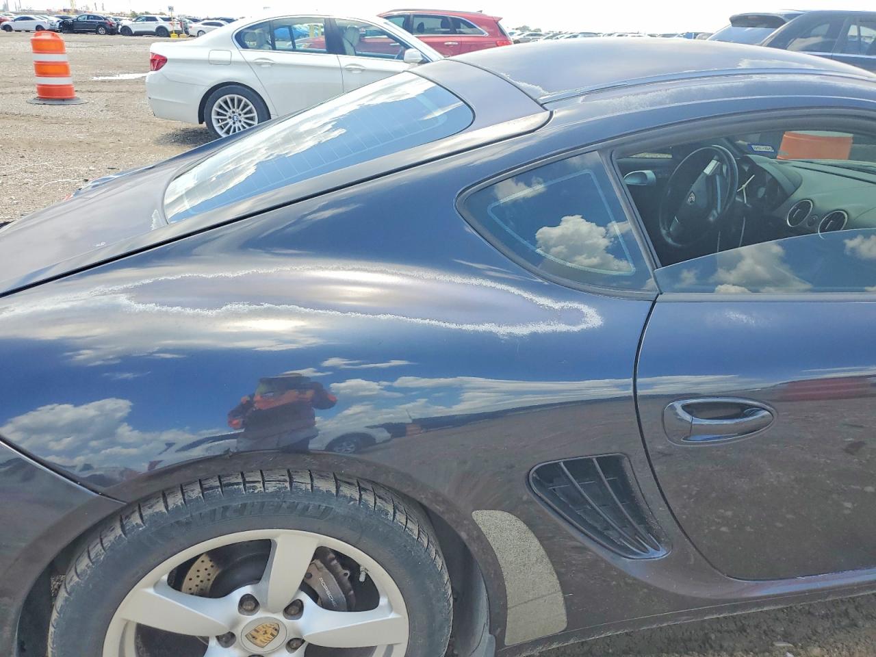 2007 Porsche Cayman Угольный vin: WP0AA29817U762276