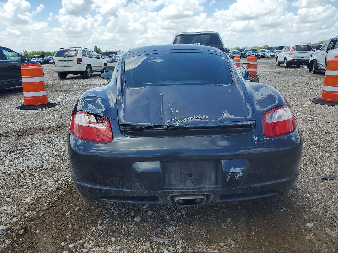 2007 Porsche Cayman Угольный vin: WP0AA29817U762276