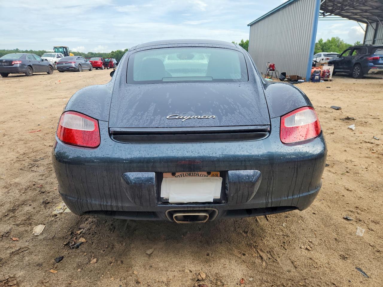 2007 Porsche Cayman Charcoal vin: WP0AA29817U762858