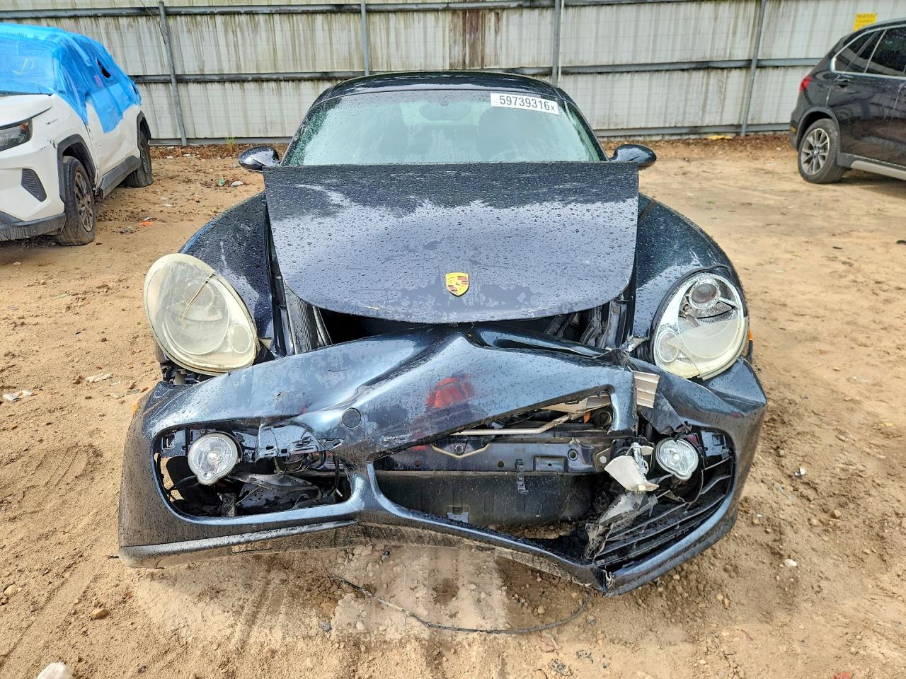 2007 Porsche Cayman Charcoal vin: WP0AA29817U762858