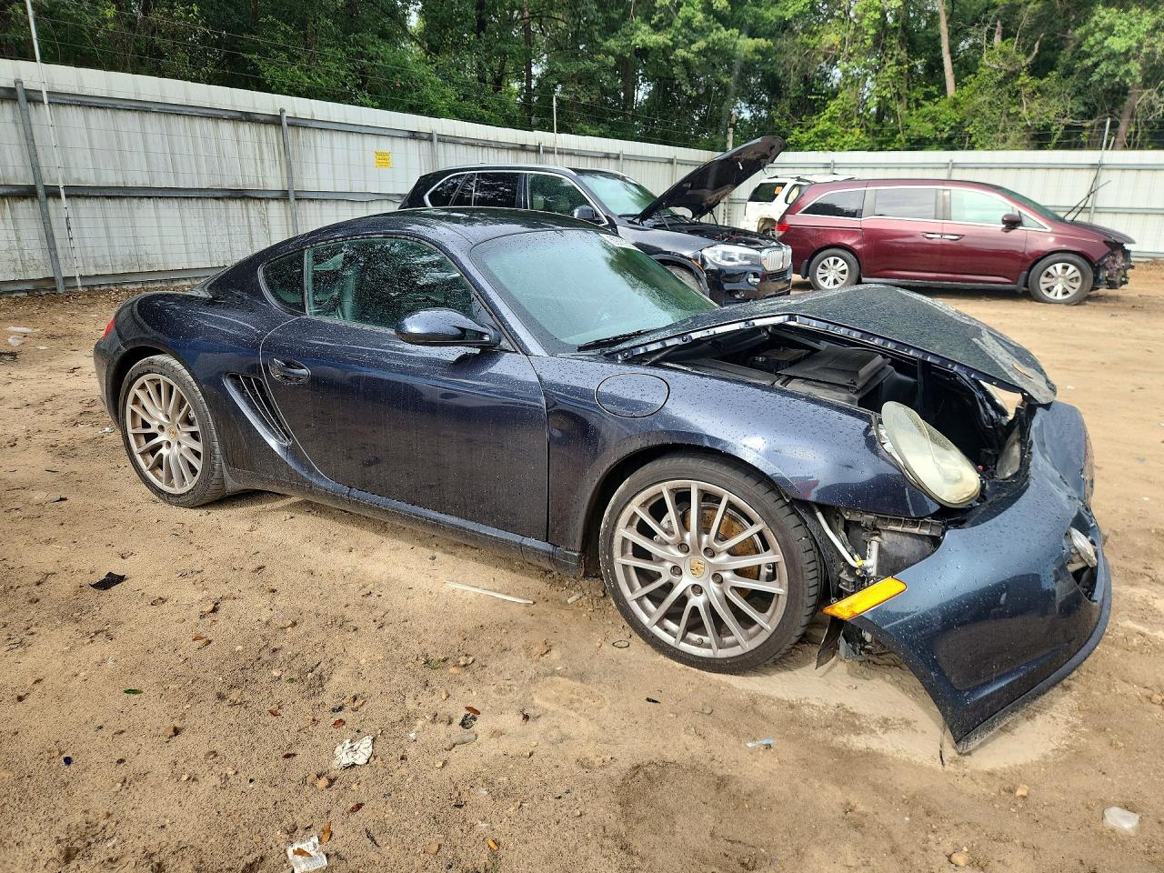 2007 Porsche Cayman Charcoal vin: WP0AA29817U762858