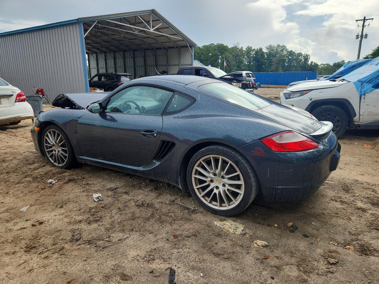 2007 Porsche Cayman Charcoal vin: WP0AA29817U762858