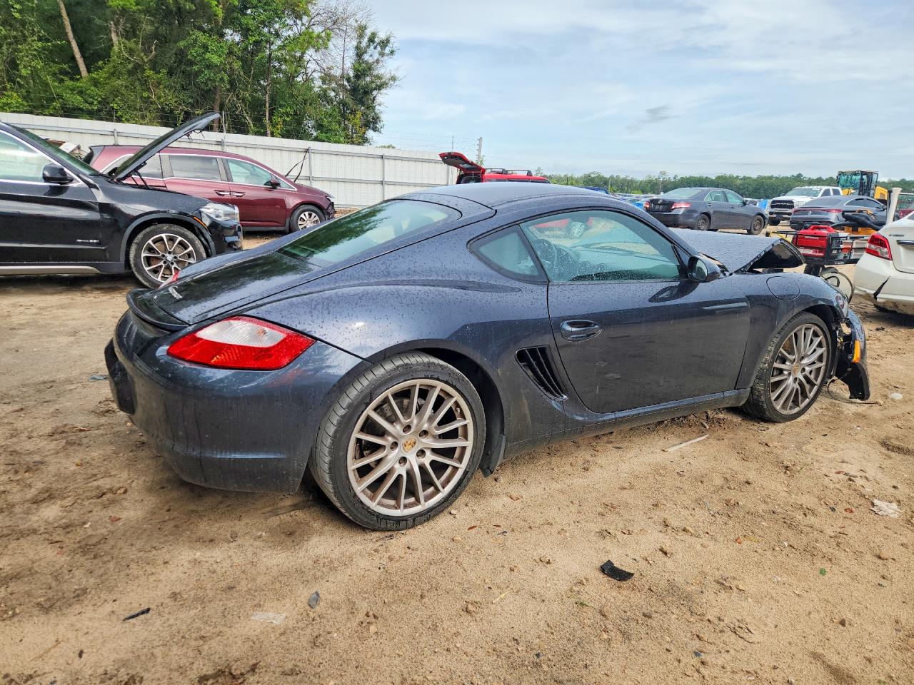 2007 Porsche Cayman Charcoal vin: WP0AA29817U762858