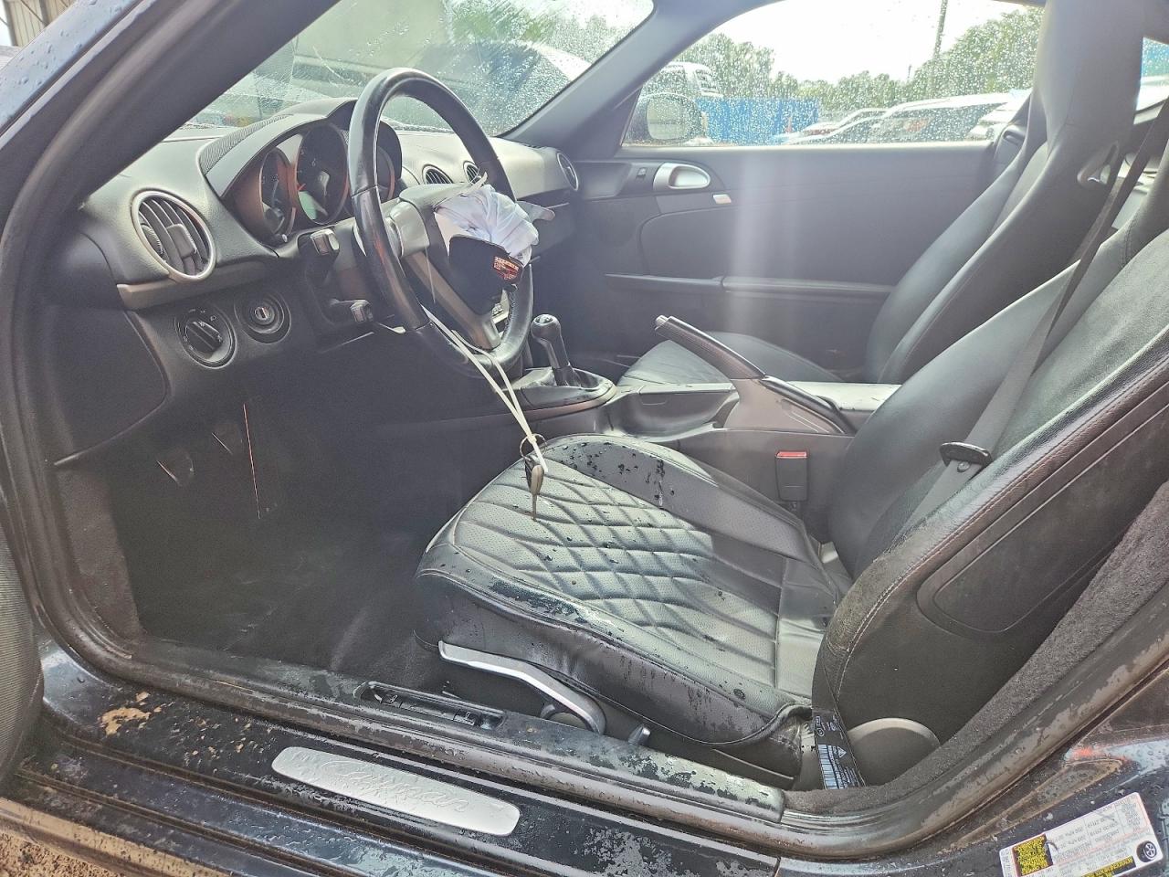 2007 Porsche Cayman Charcoal vin: WP0AA29817U762858