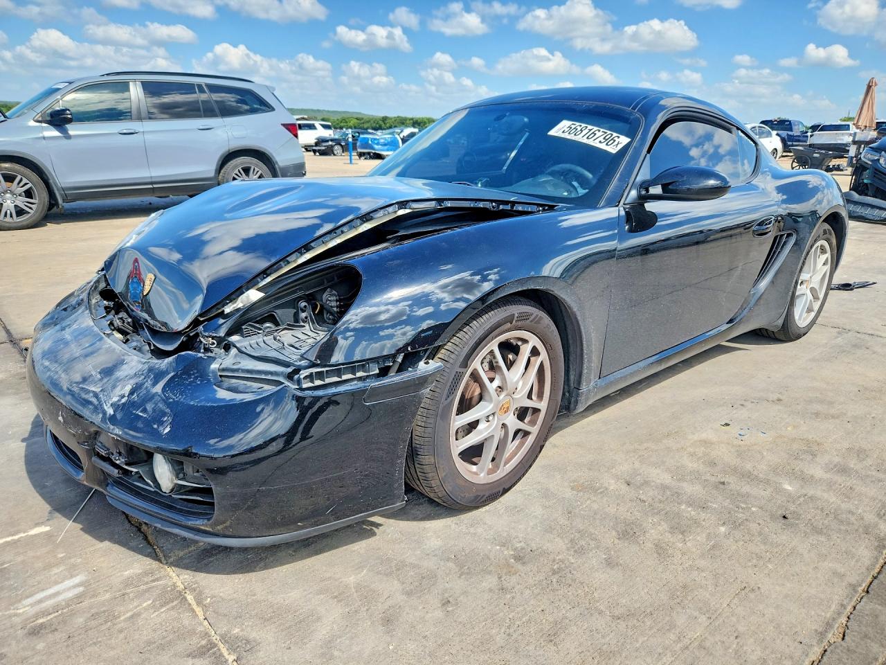 2008 Porsche Cayman Black vin: WP0AA29858U760273