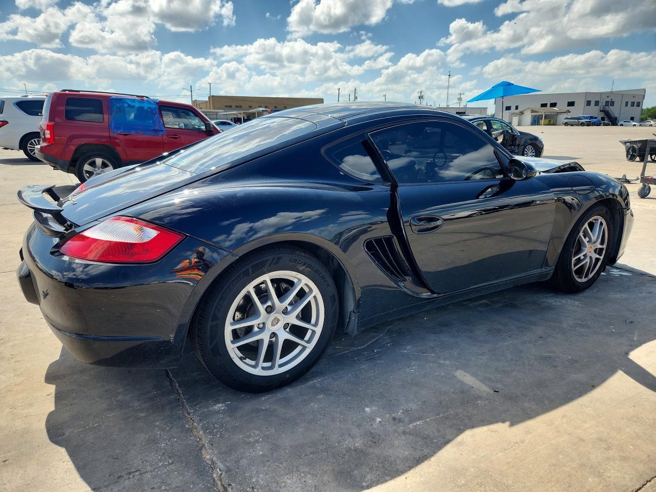 2008 Porsche Cayman Black vin: WP0AA29858U760273