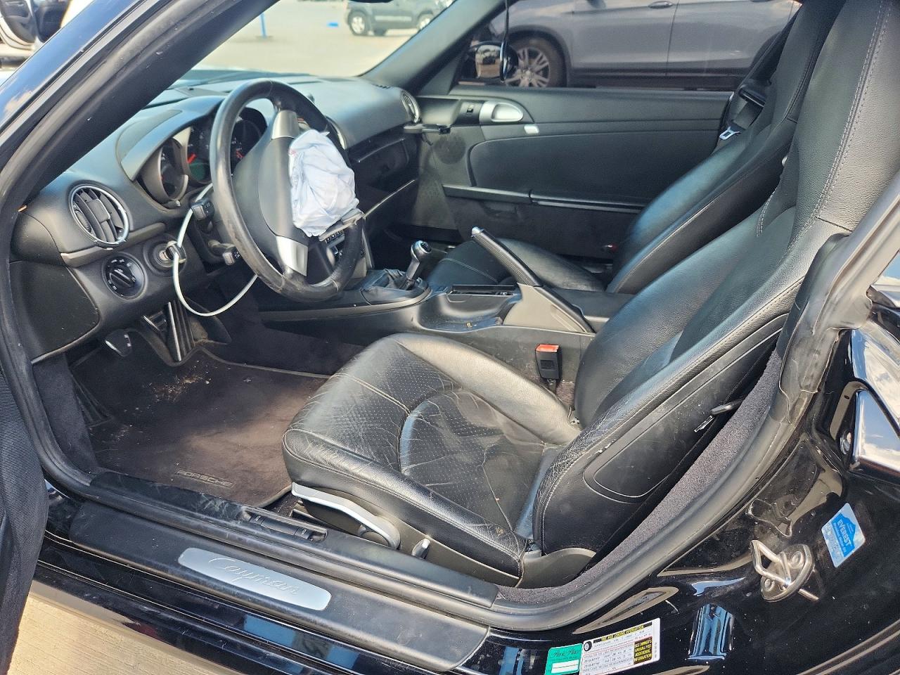 2008 Porsche Cayman Black vin: WP0AA29858U760273