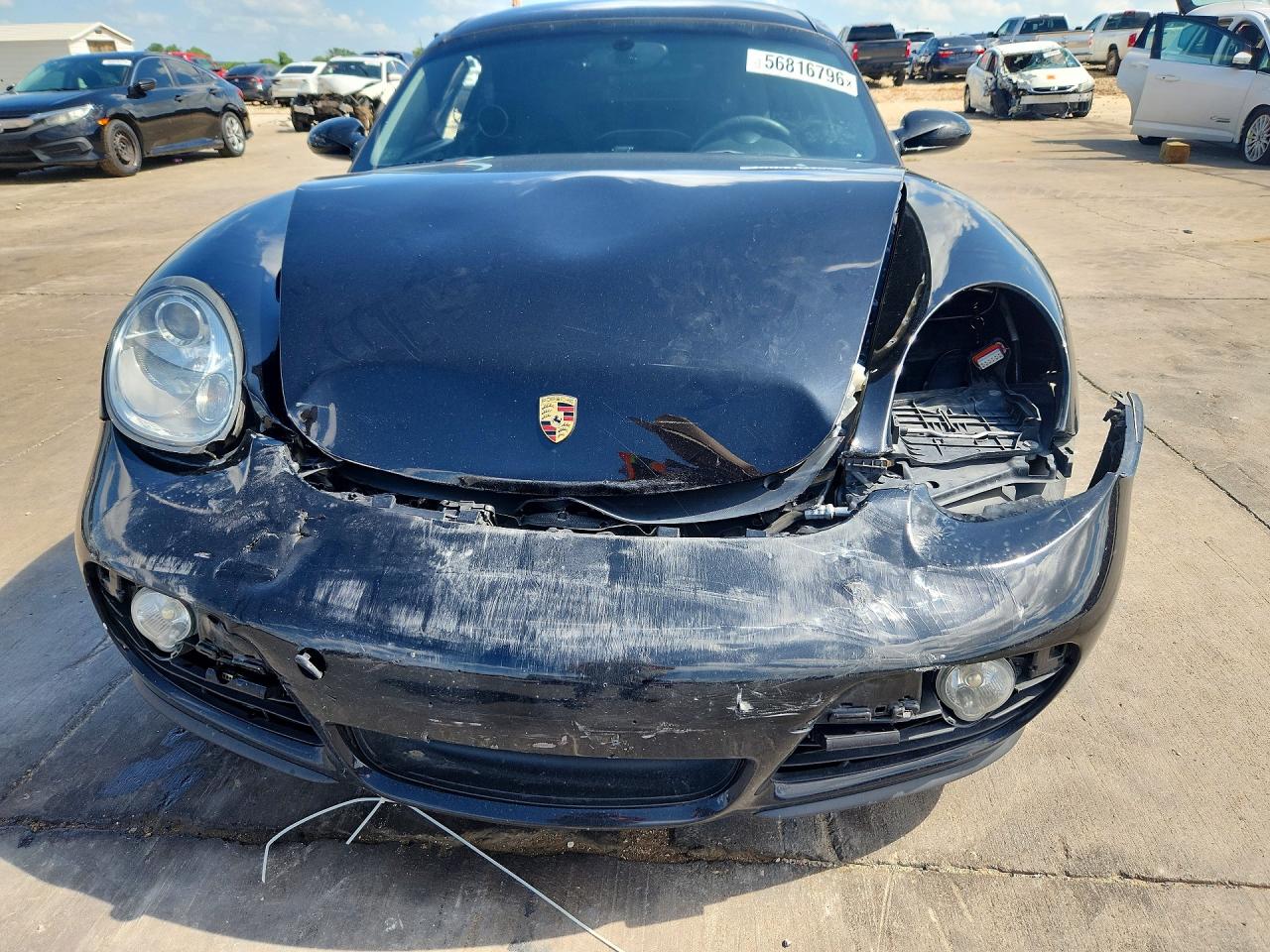2008 Porsche Cayman Black vin: WP0AA29858U760273