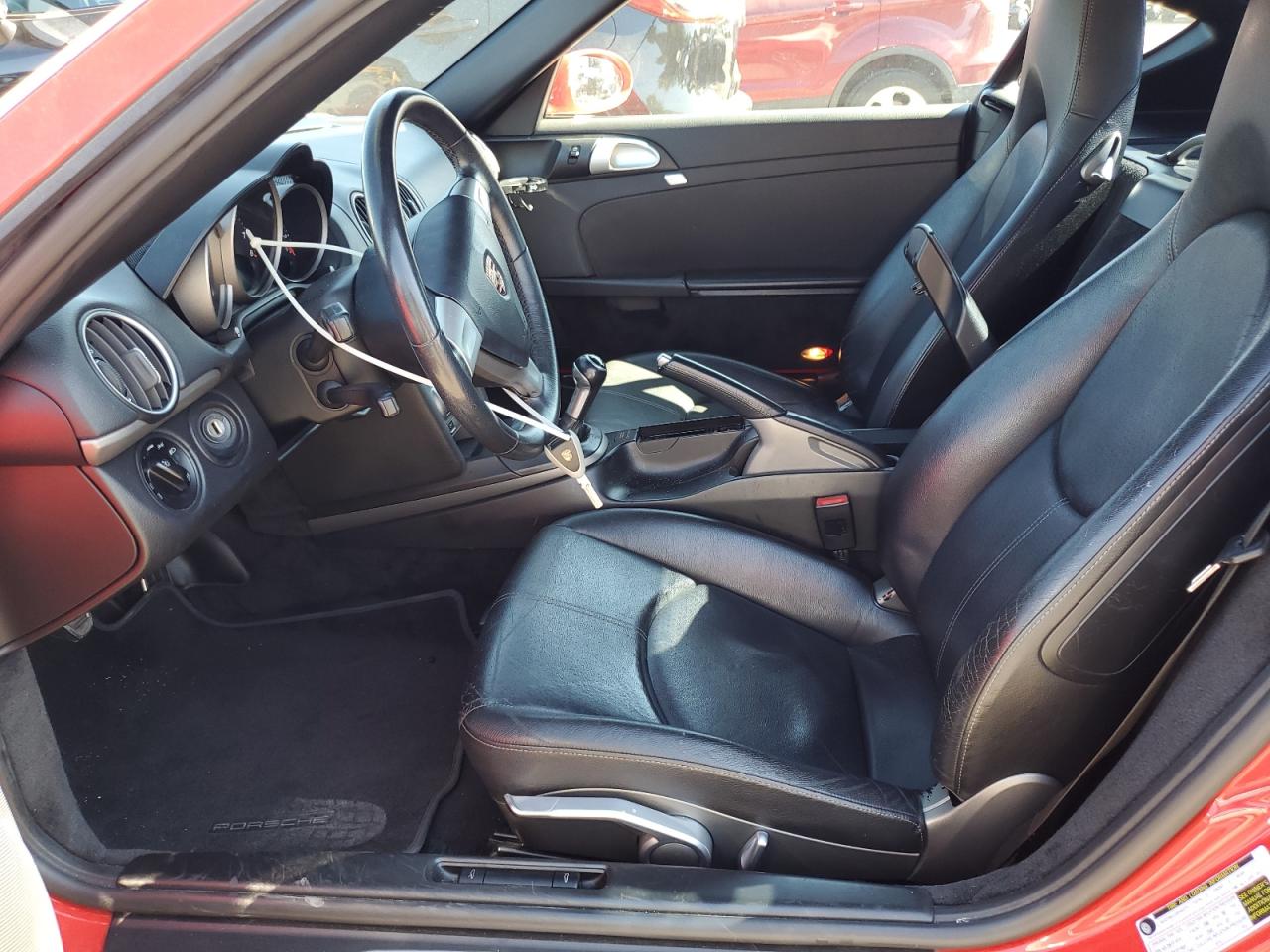 2008 Porsche Cayman Красный vin: WP0AA29888U760512