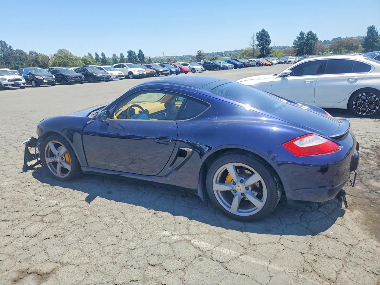 2008 Porsche Cayman Blue vin: WP0AA29888U761577