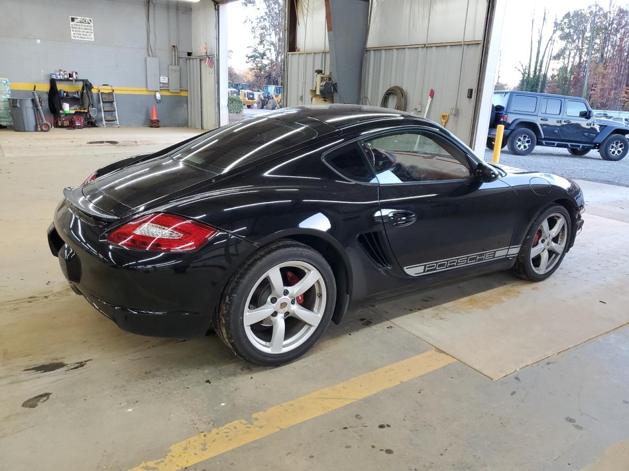 2007 Porsche Cayman Black vin: WP0AA298X7U762065