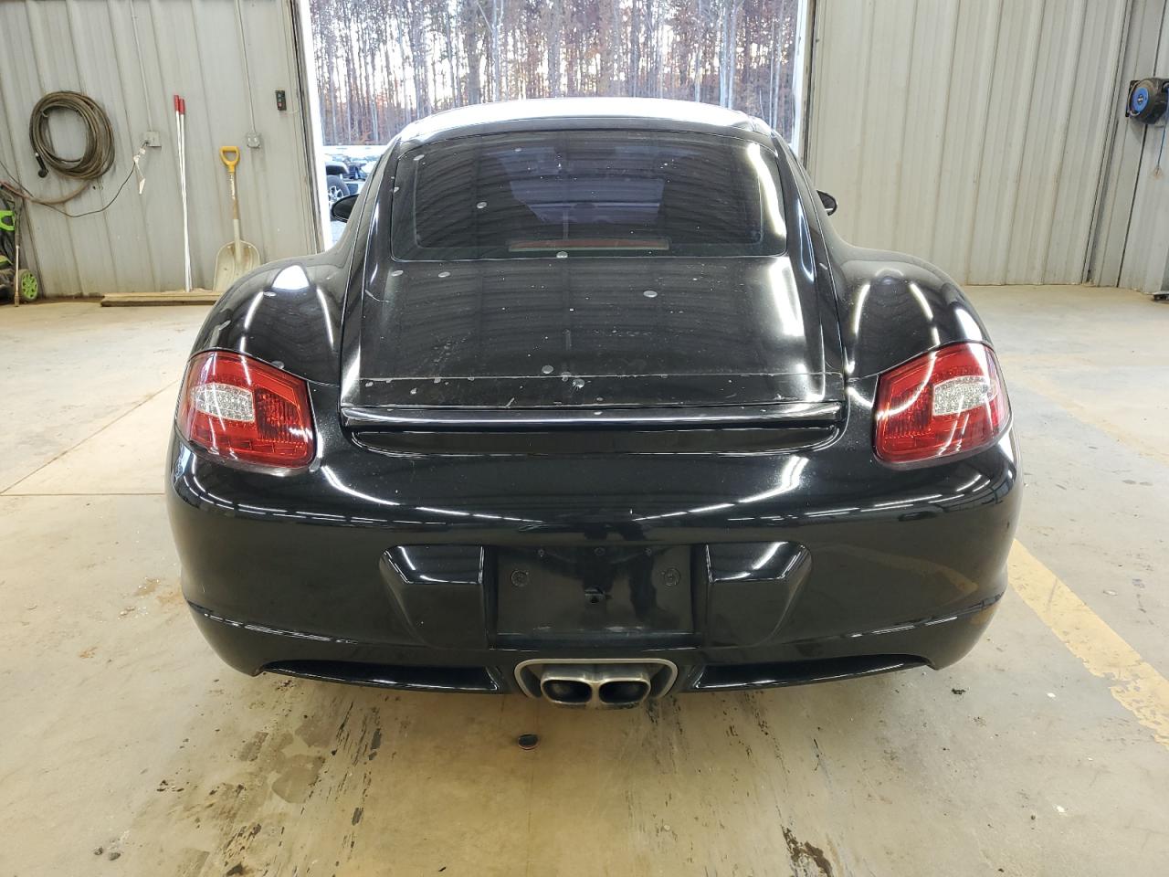 2007 Porsche Cayman Black vin: WP0AA298X7U762065