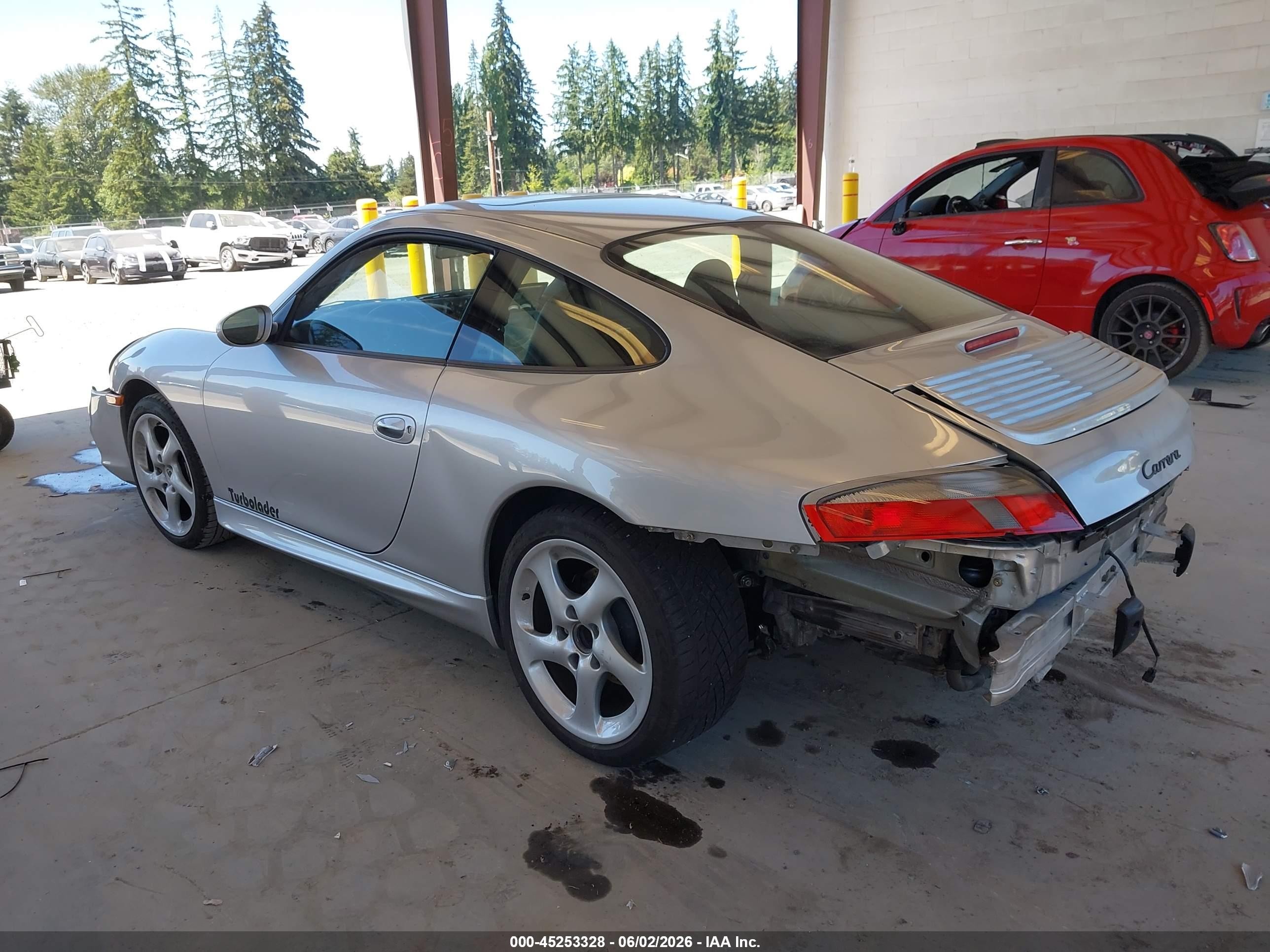 2003 Porsche 911 Carrera/carrera 4s Silver vin: WP0AA29913S621917