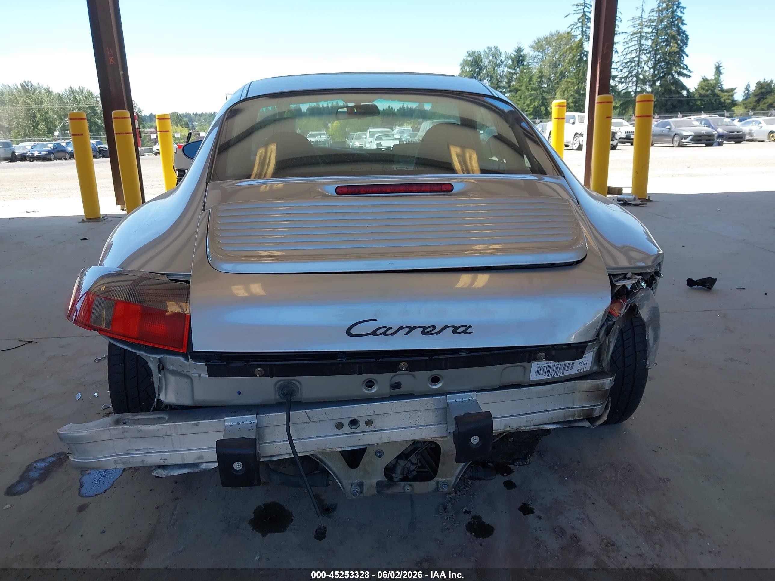 2003 Porsche 911 Carrera/carrera 4s Silver vin: WP0AA29913S621917