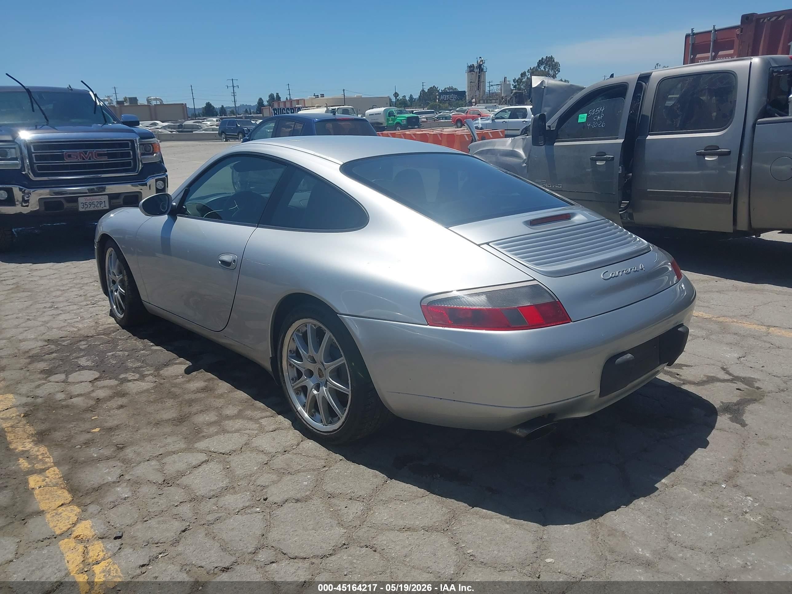 1999 Porsche 911 Carrera/carrera 4/carrera Tiptronic Silver vin: WP0AA2992XS627215