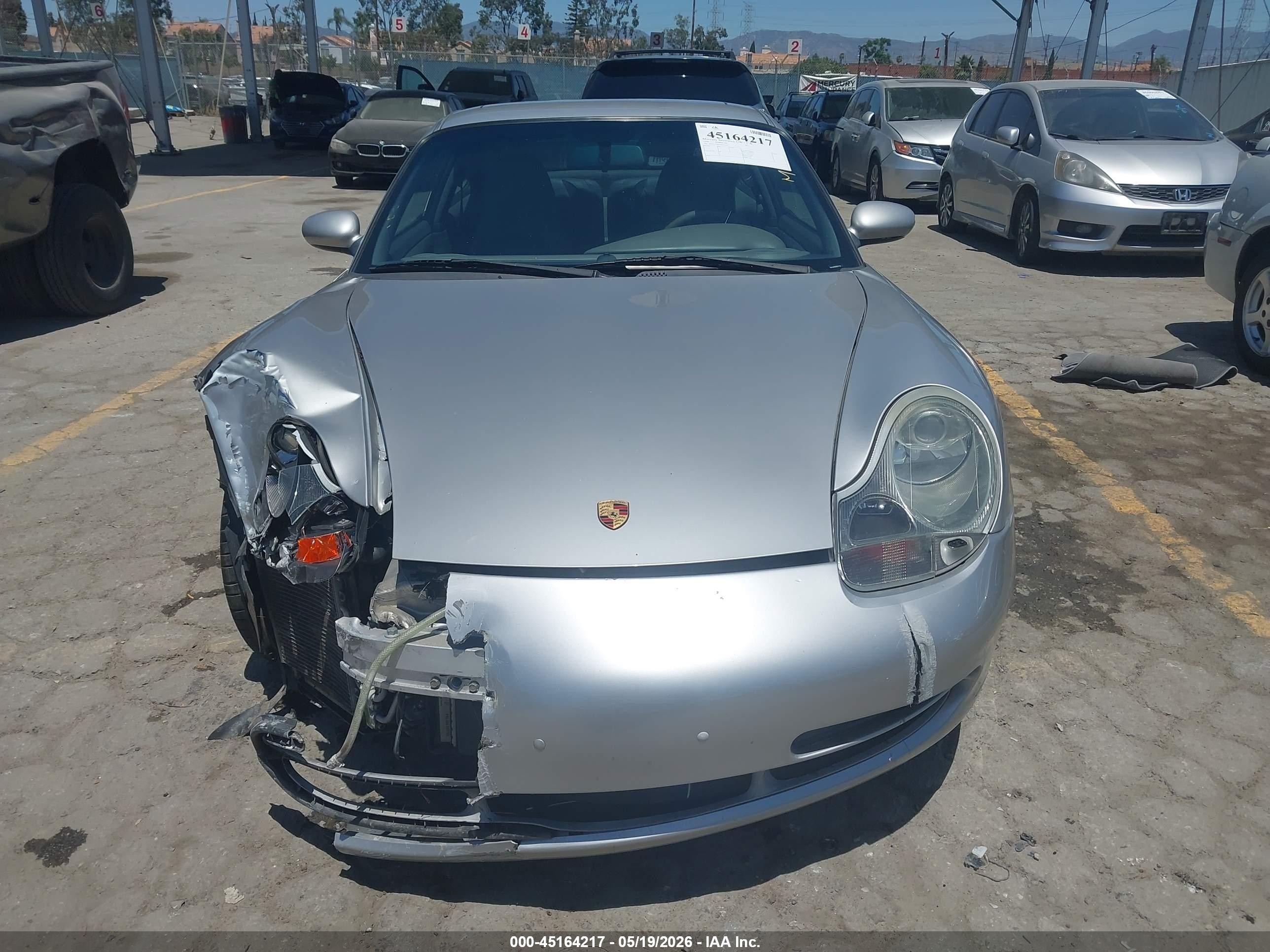 1999 Porsche 911 Carrera/carrera 4/carrera Tiptronic Silver vin: WP0AA2992XS627215