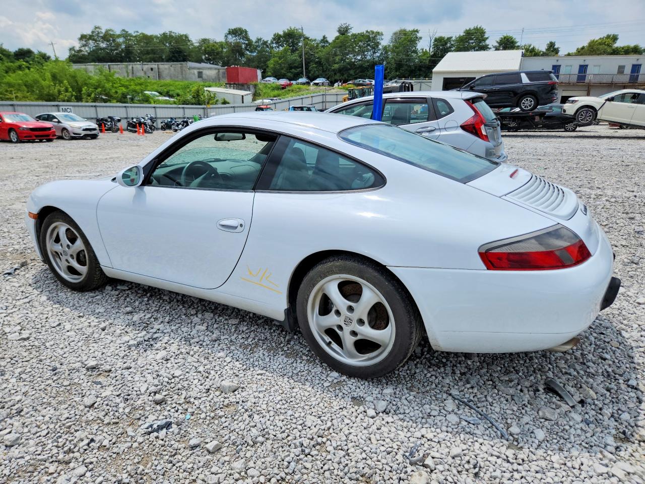 1999 Porsche 911 Carrera White vin: WP0AA2993XS624095