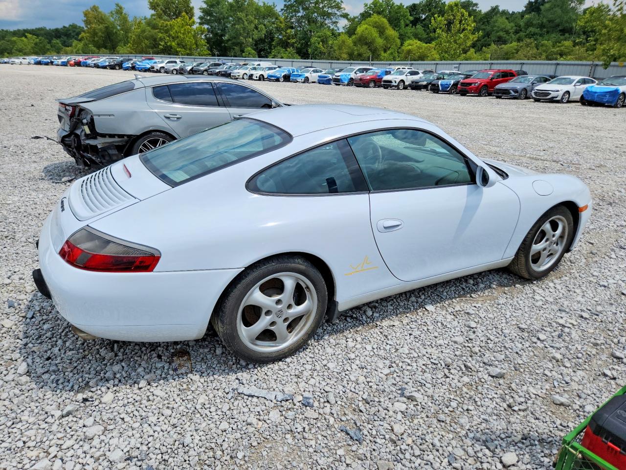 1999 Porsche 911 Carrera White vin: WP0AA2993XS624095