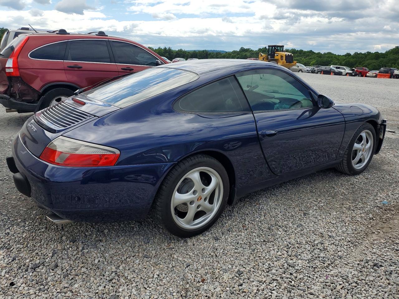 2001 Porsche 911 Carrera 2 Blue vin: WP0AA29951S620427