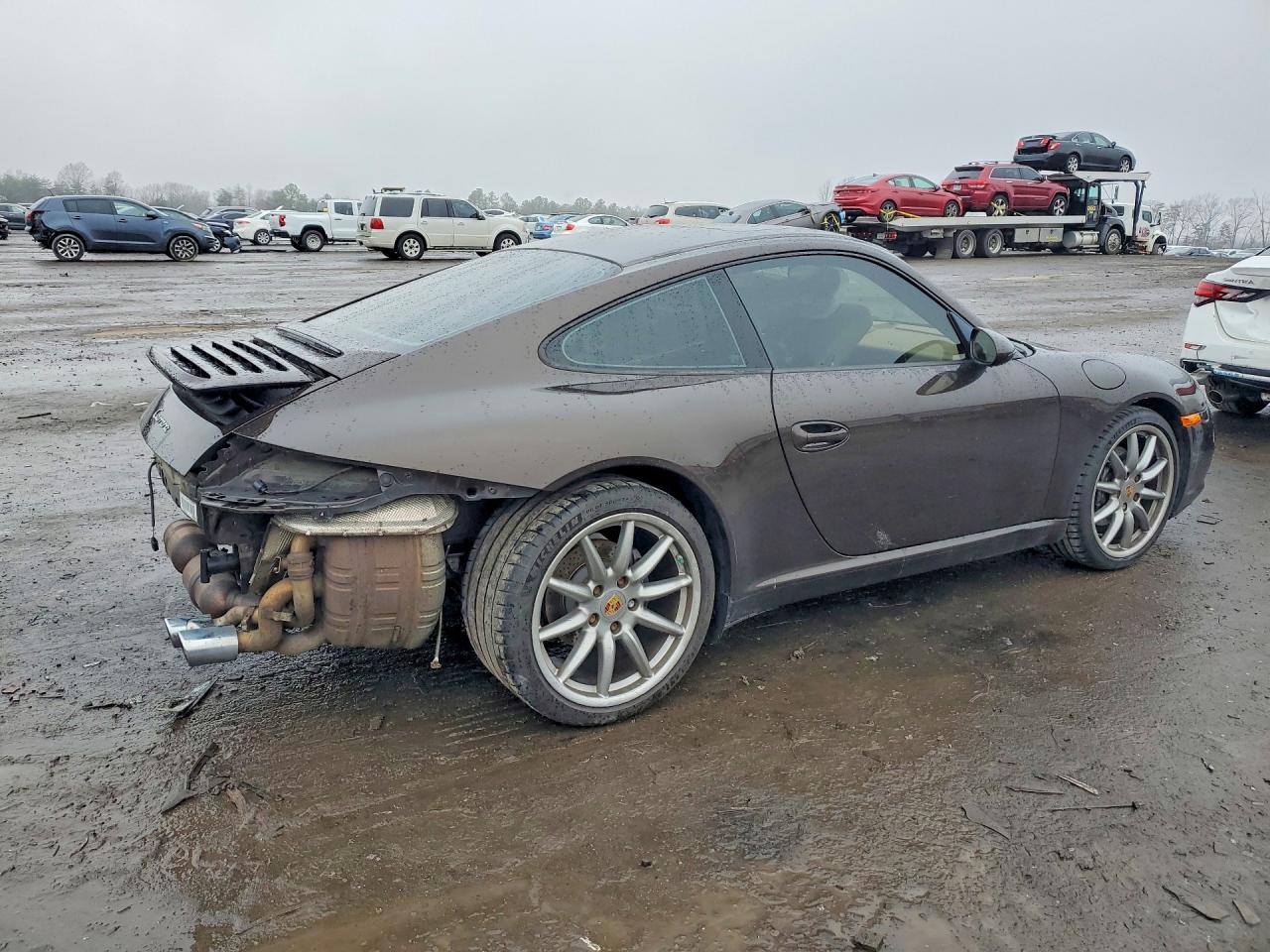 2008 Porsche 911 Carrera Коричневый vin: WP0AA29958S710266