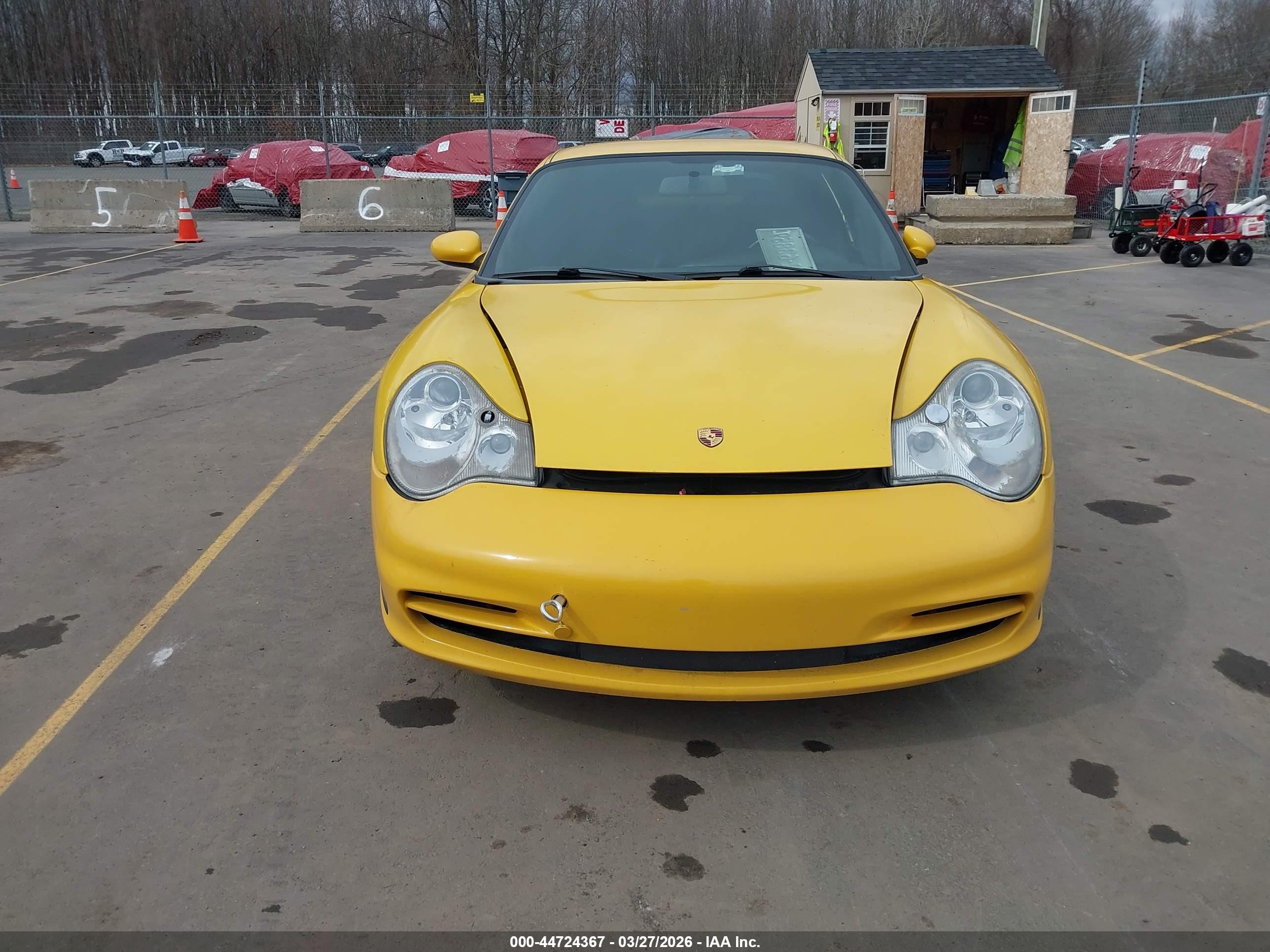 2002 Porsche 911 Carrera 4s/turbo Yellow vin: WP0AA29962S620924