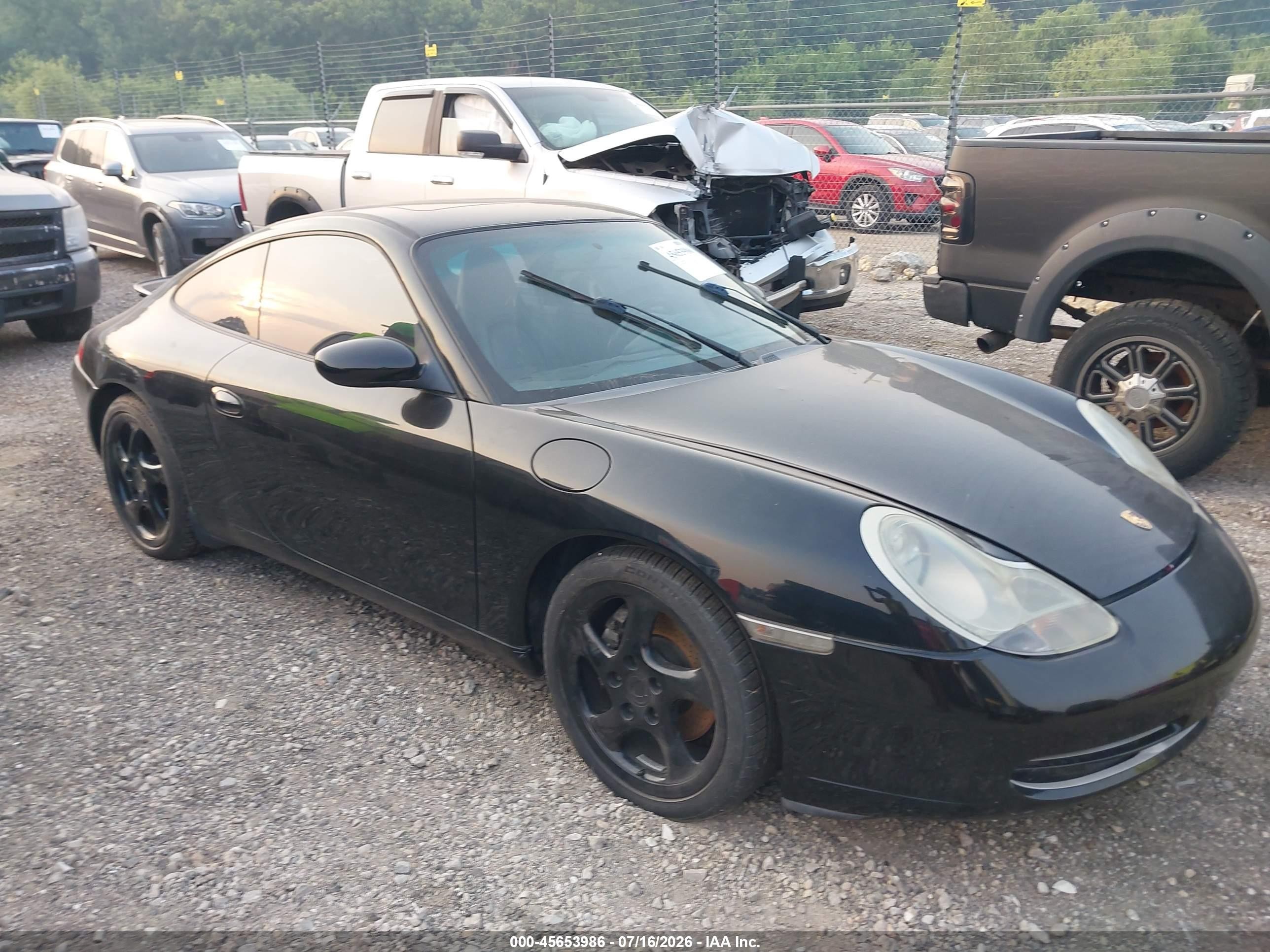 1999 Porsche 911 Carrera/carrera 4/carrera Tiptronic Black vin: WP0AA2996XS625323