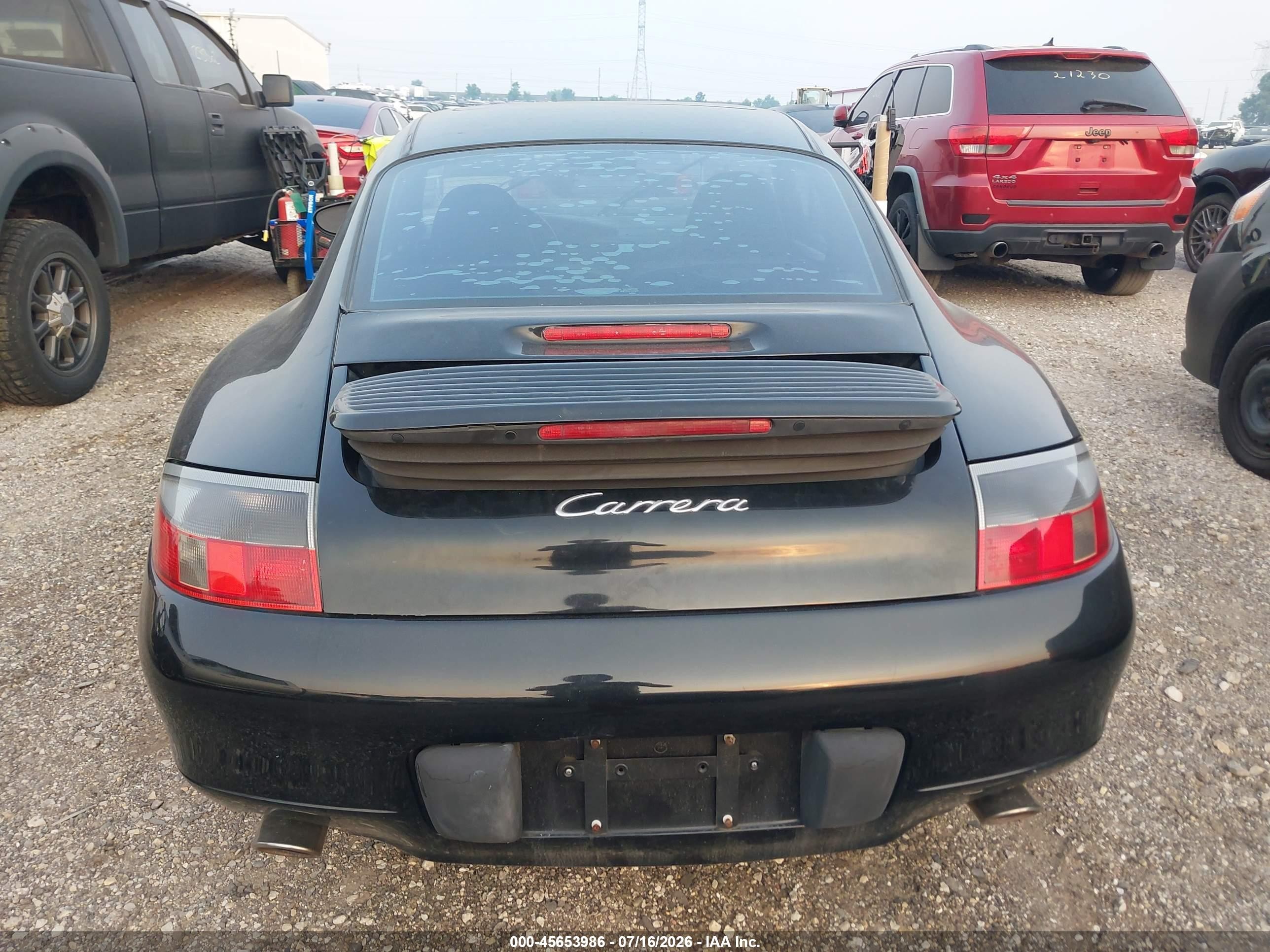 1999 Porsche 911 Carrera/carrera 4/carrera Tiptronic Black vin: WP0AA2996XS625323