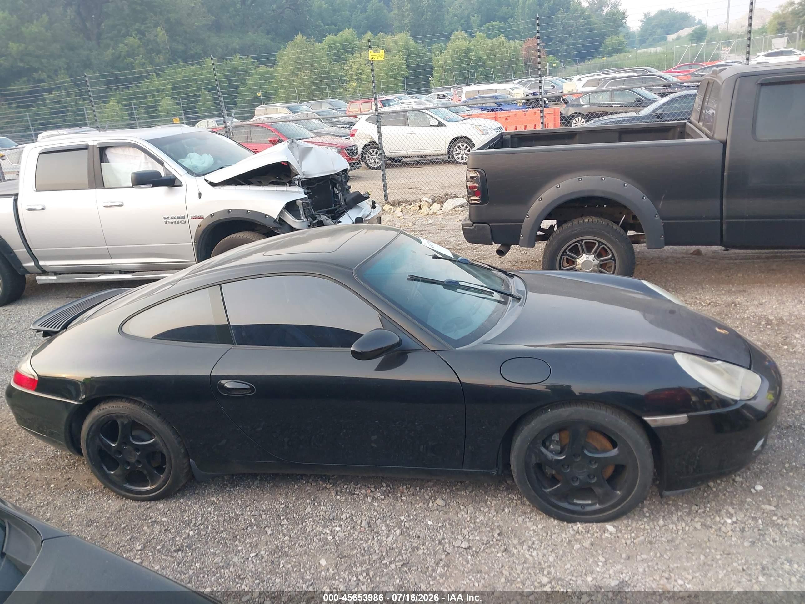 1999 Porsche 911 Carrera/carrera 4/carrera Tiptronic Black vin: WP0AA2996XS625323