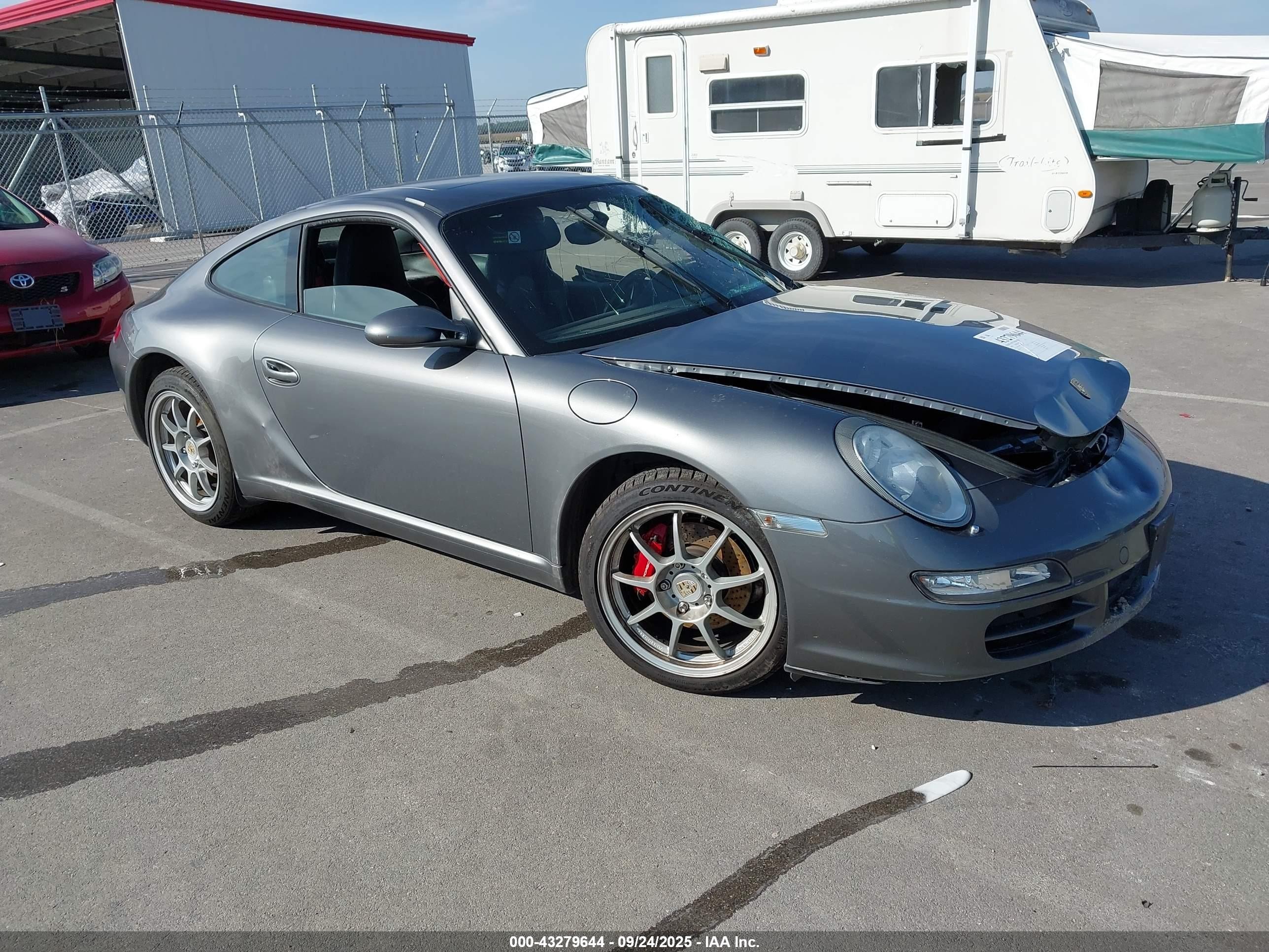 2008 Porsche 911 Carrera/carrera 4 Gray vin: WP0AA29978S710947